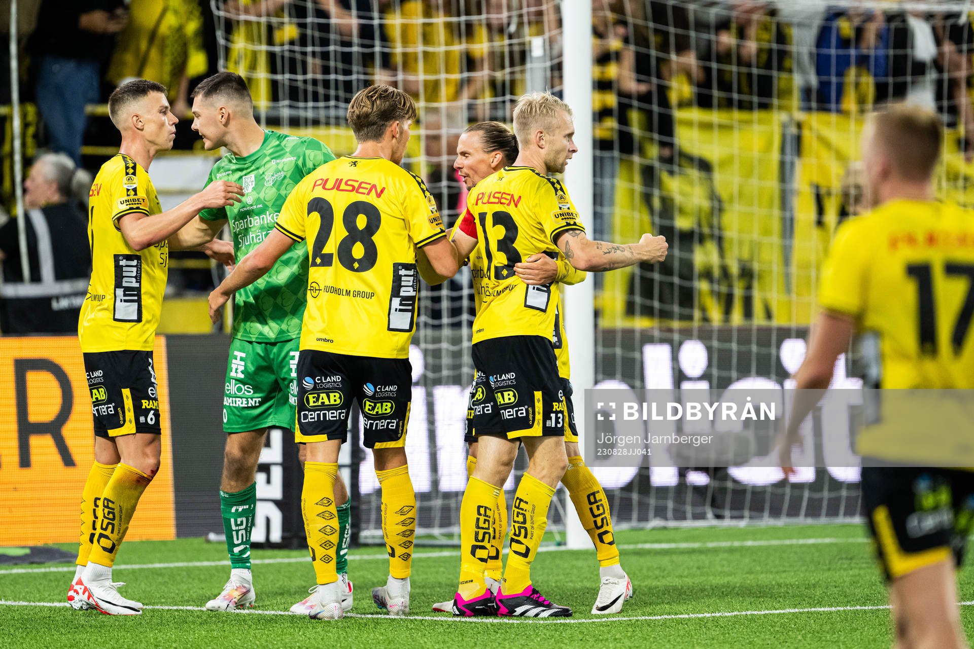 Elfsborgs spelare jublar