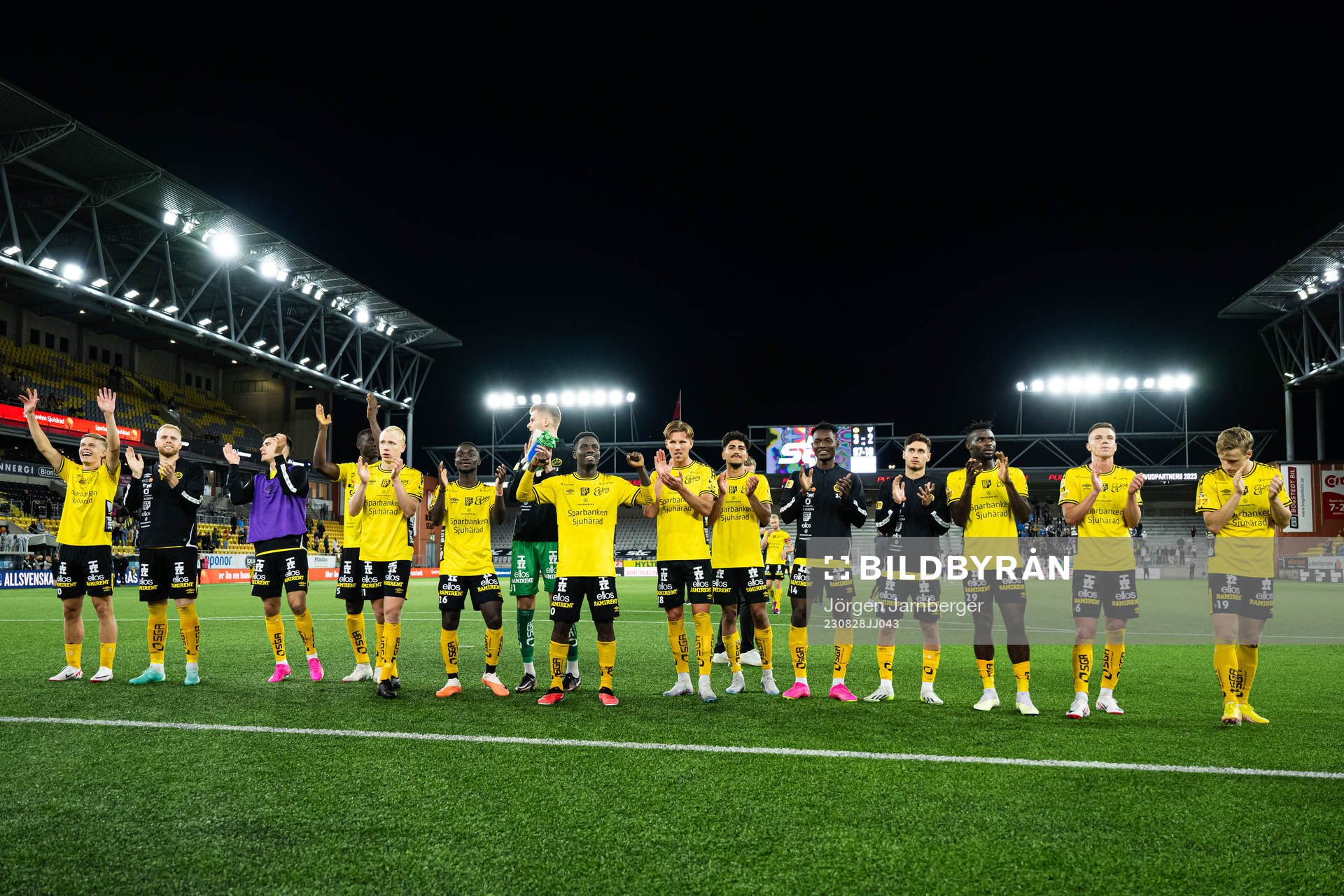 Elfsborgs spelare jublar