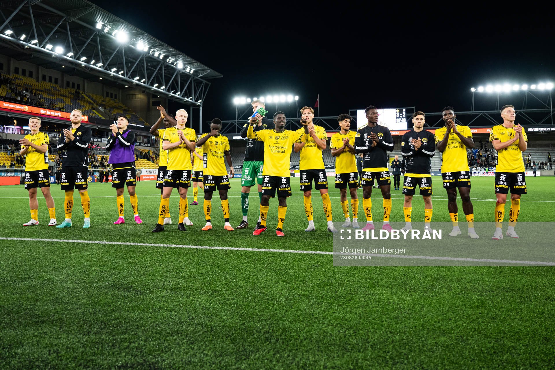 Elfsborgs spelare jublar
