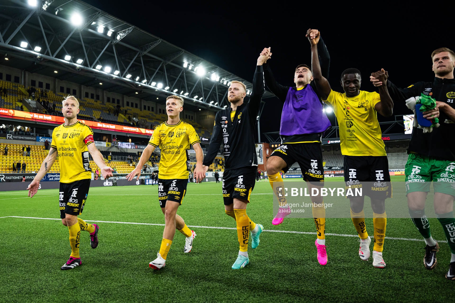 Elfsborgs spelare jublar