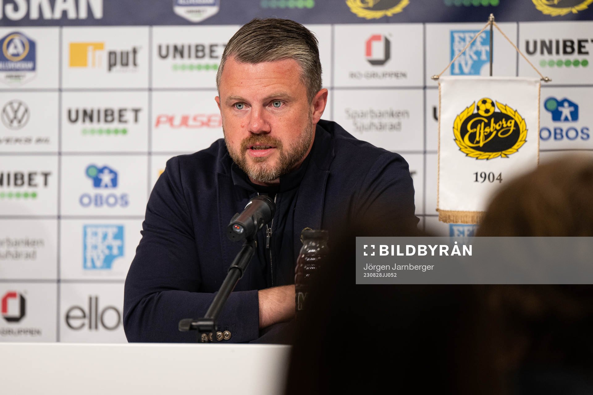 Elfsborgs manager Jimmy Thelin