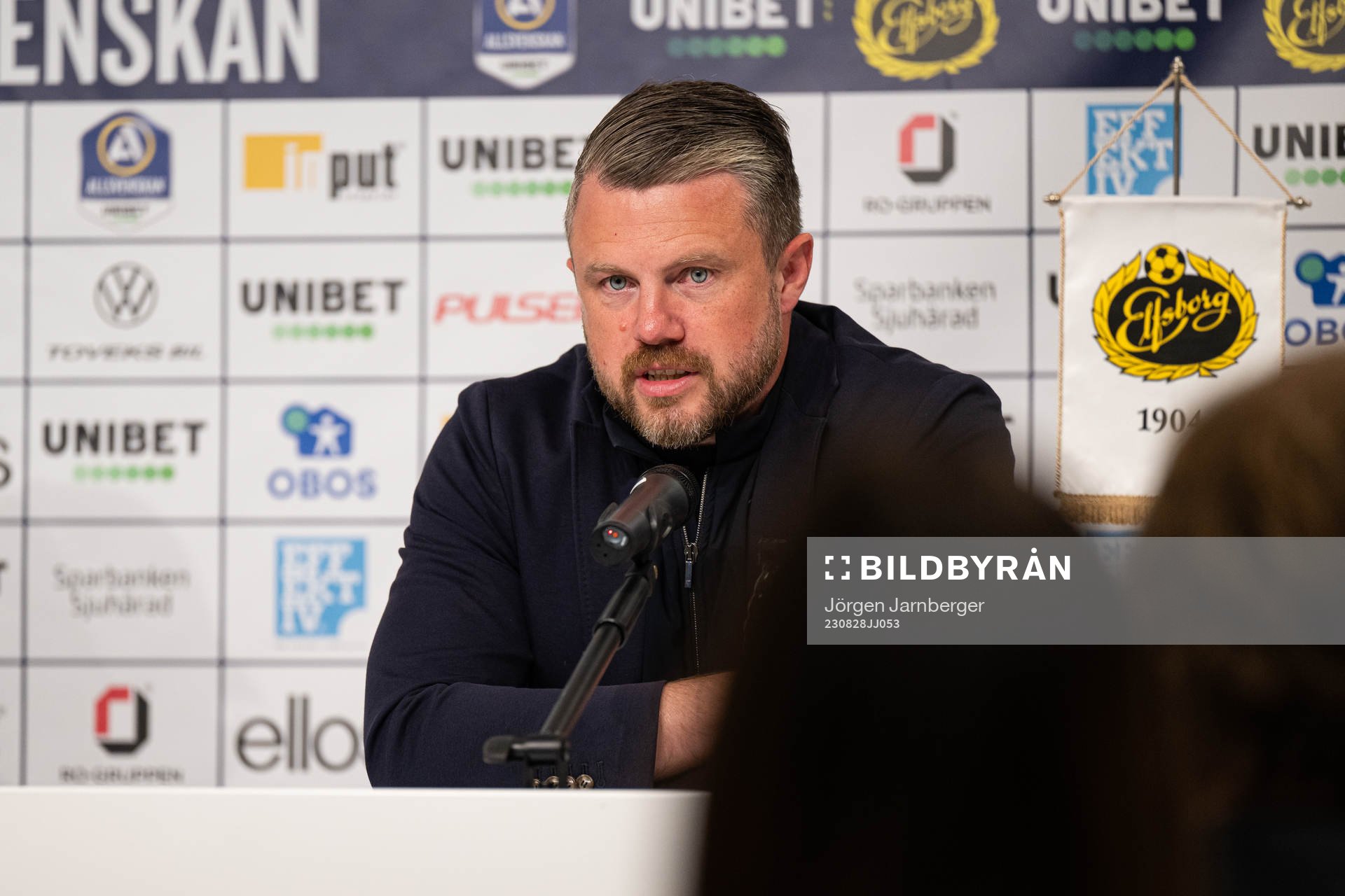 Elfsborgs manager Jimmy Thelin