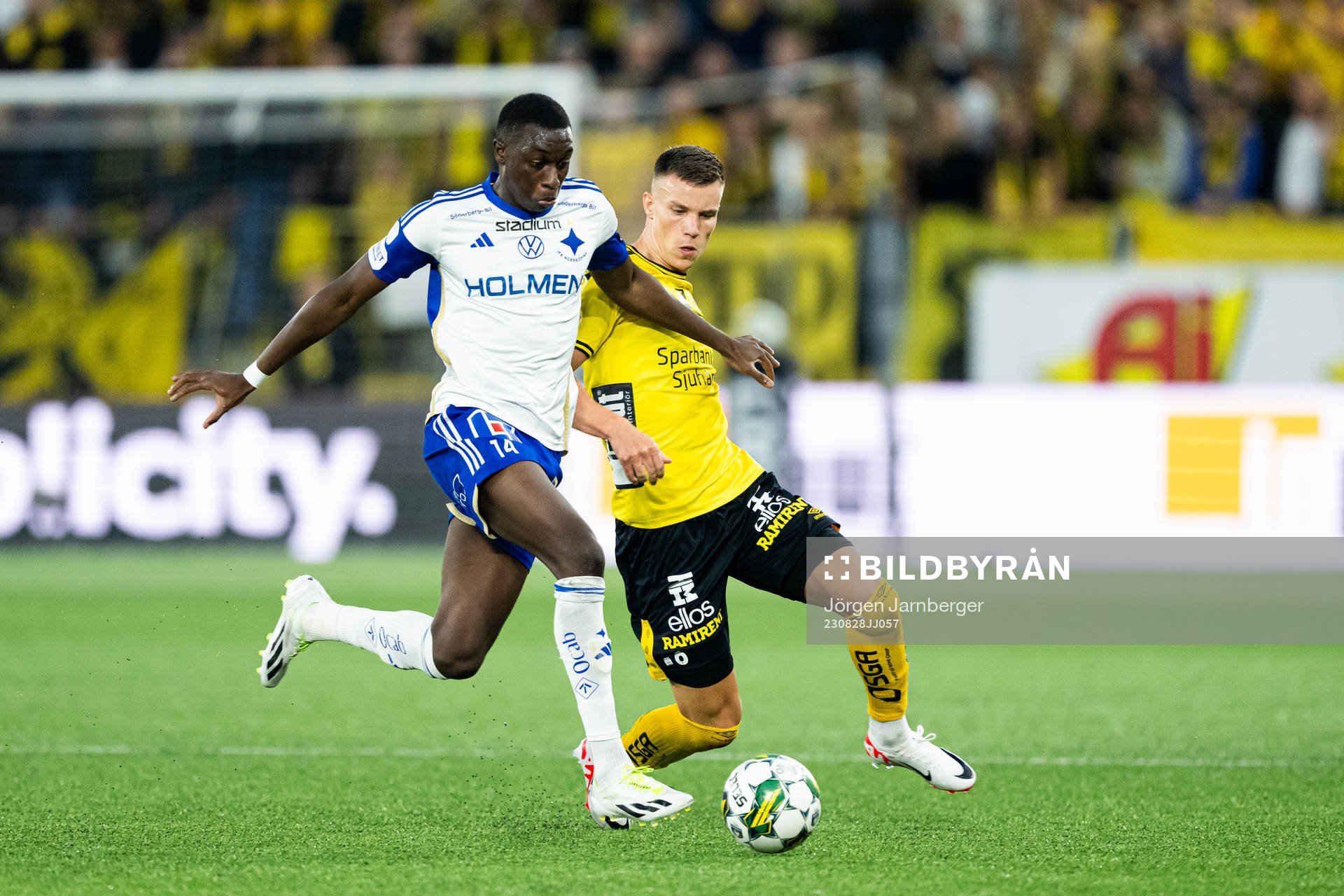 IFK Norrköpings Yahya Kalley och Elfsborgs Andri Fannar