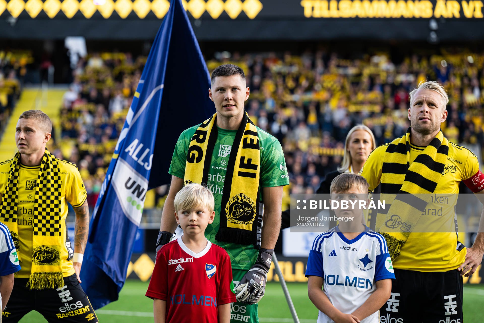 Elfsborgs målvakt Hakon Valdimarsson med halsduk