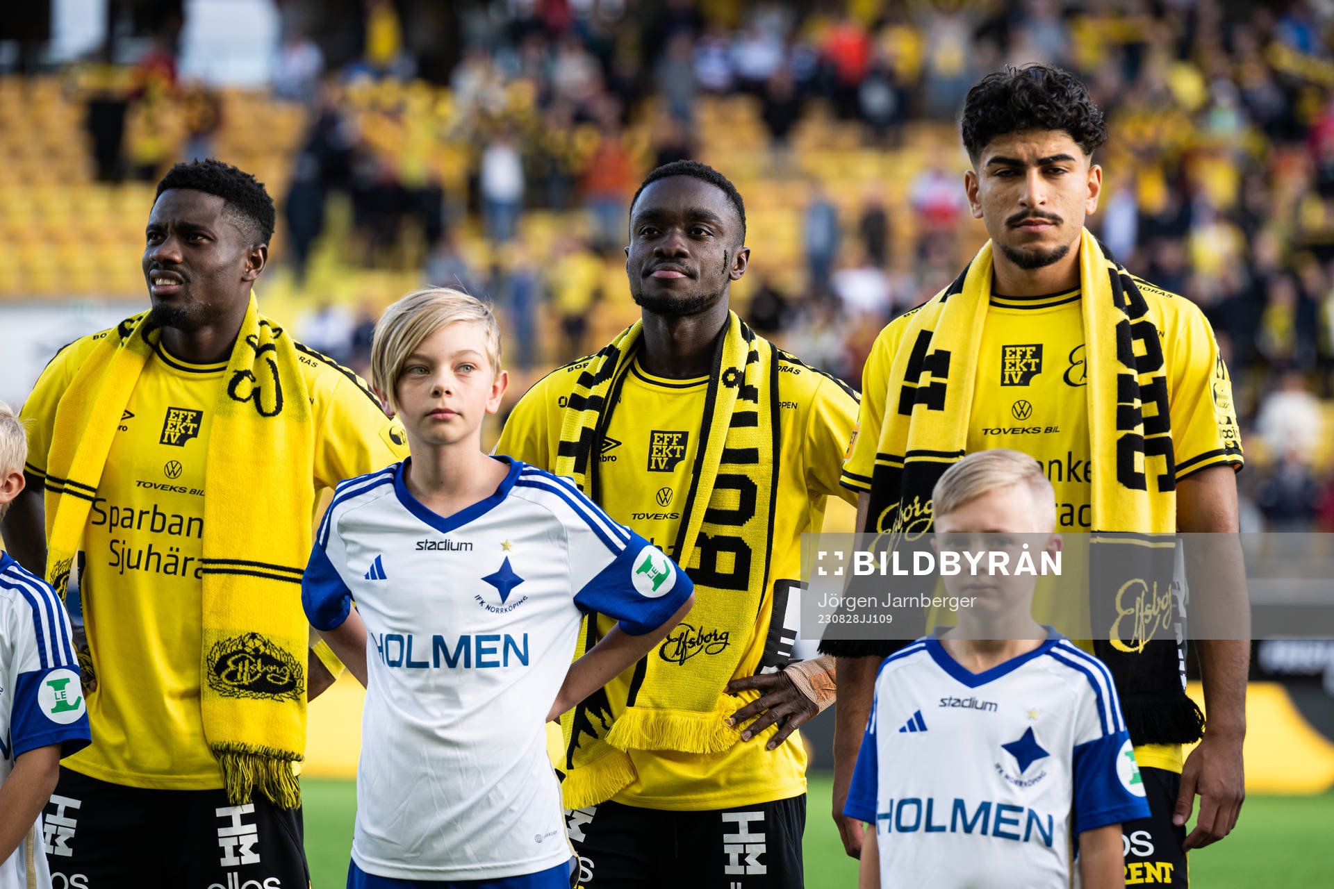 Elfsborgs Michael Baidoo, Emmanuel Boateng och Ahmed Qasem