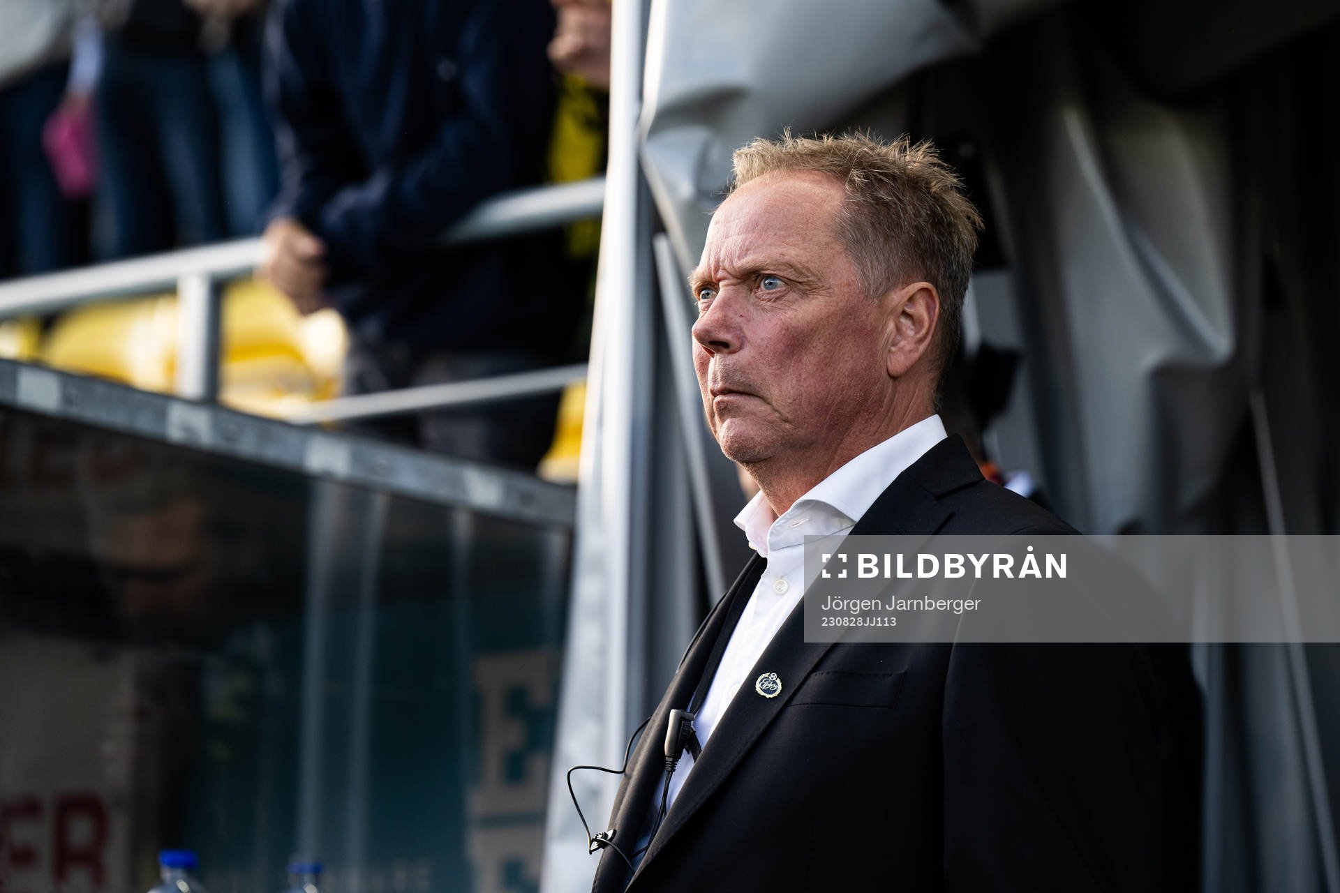 Elfsborgs Jan Ryrlén under fotbollsmatchen i Allsvenskan mellan Elfsborg och IFK Norrköping den 28 augusti 2023 i Borås. 