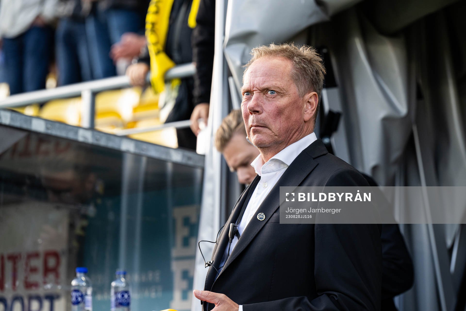 Elfsborgs Jan Ryrlén under fotbollsmatchen i Allsvenskan mellan Elfsborg och IFK Norrköping den 28 augusti 2023 i Borås. 