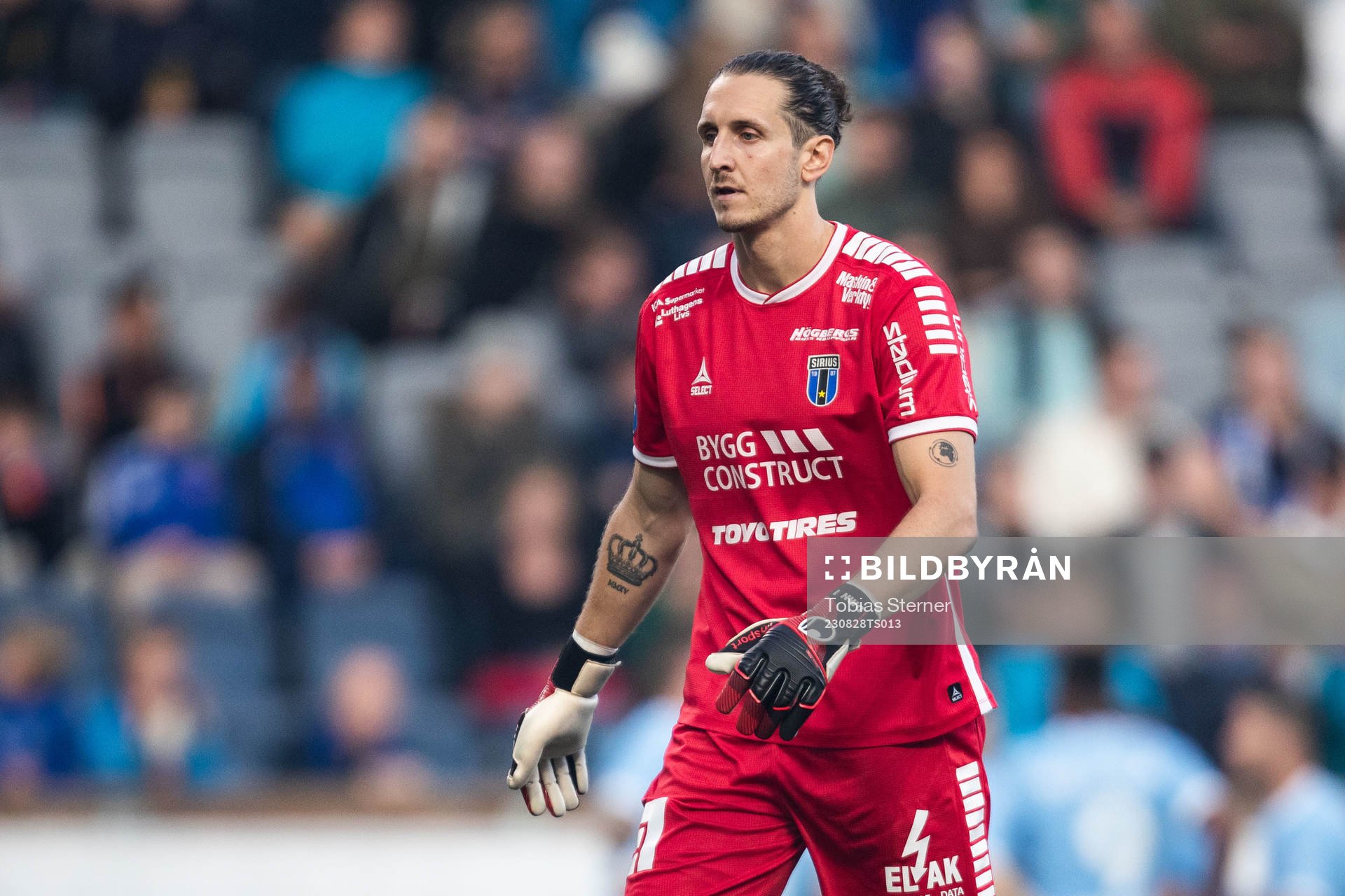 Sirius målvakt David Mitov Nilsson deppar