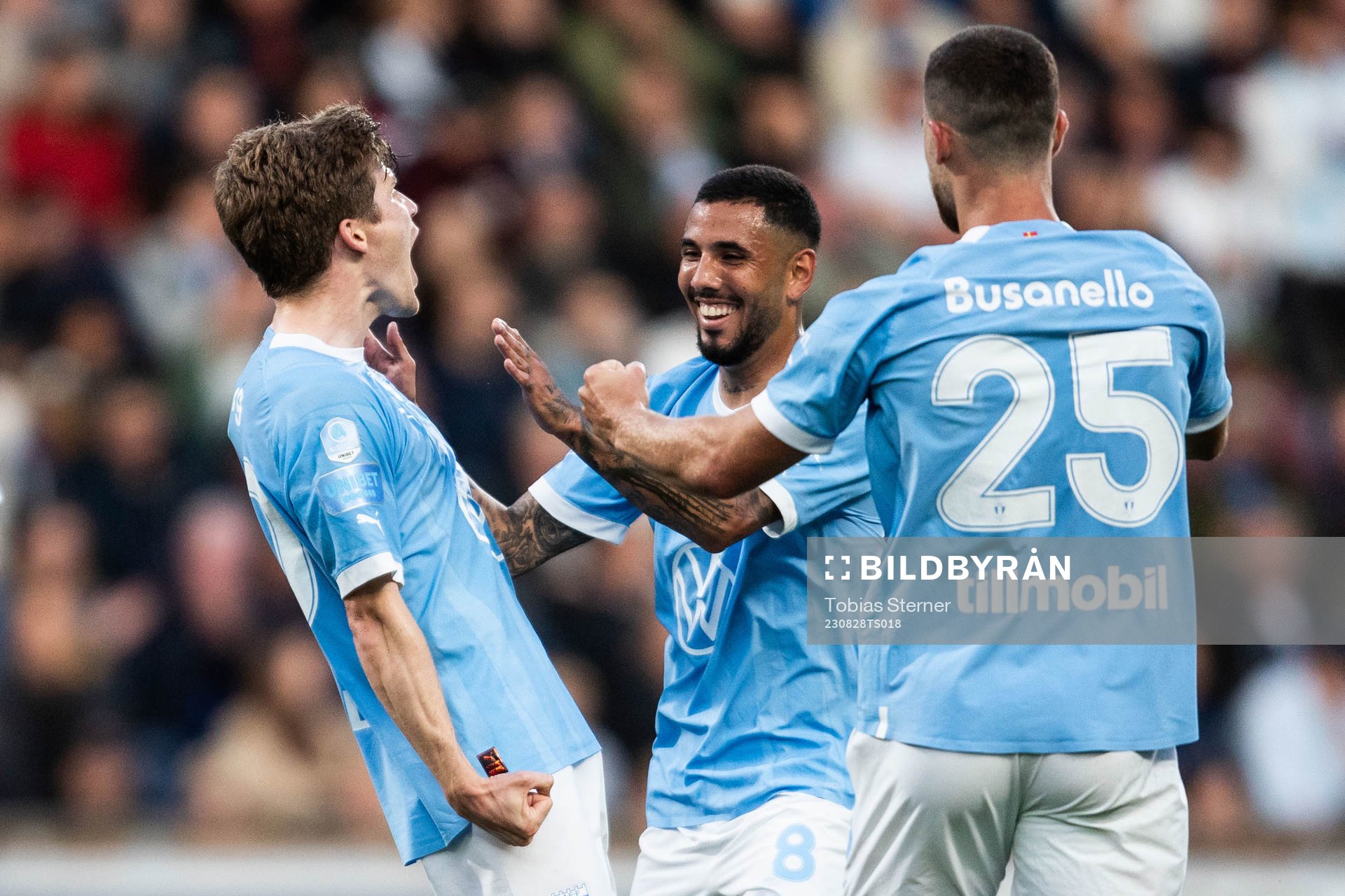 Malmö FFs Oliver Berg jublar