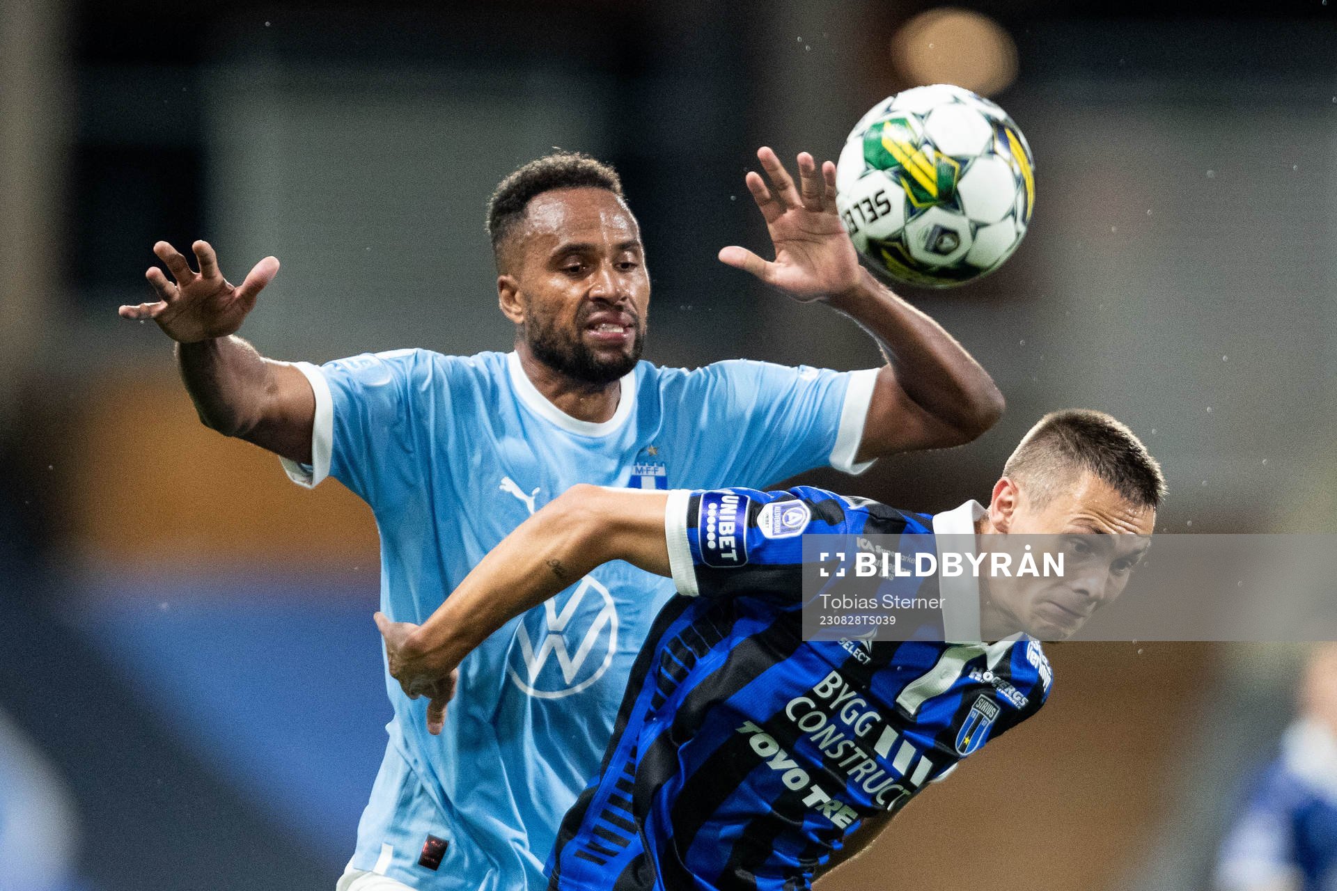 Malmö FFs Isaac Kiese Thelin och Sirius Tobias Carlsson