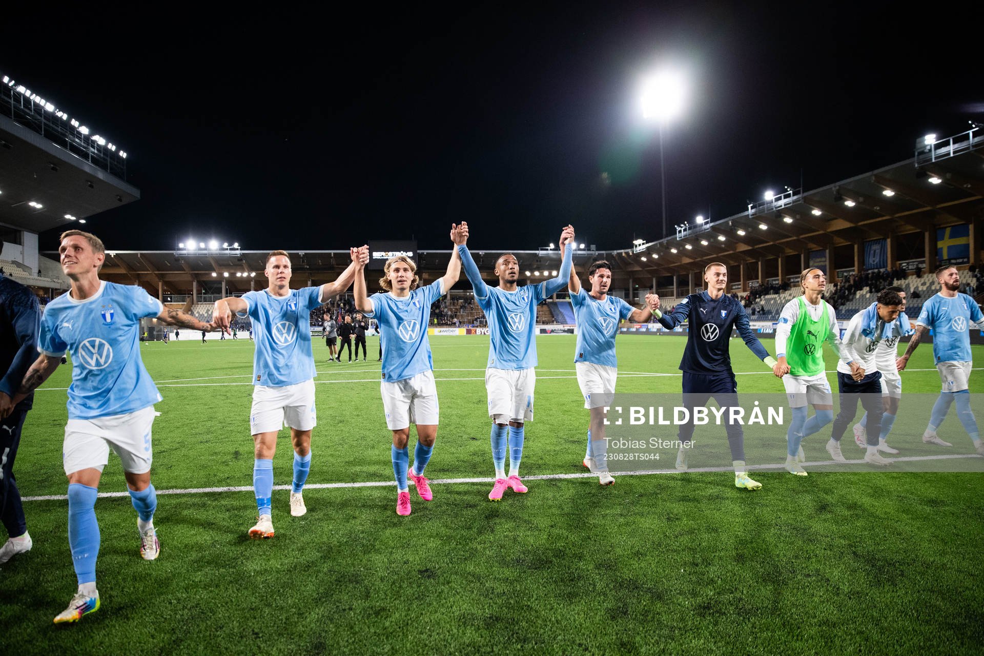 Malmö FFs Søren Rieks, Niklas Moisander, Sebastian
