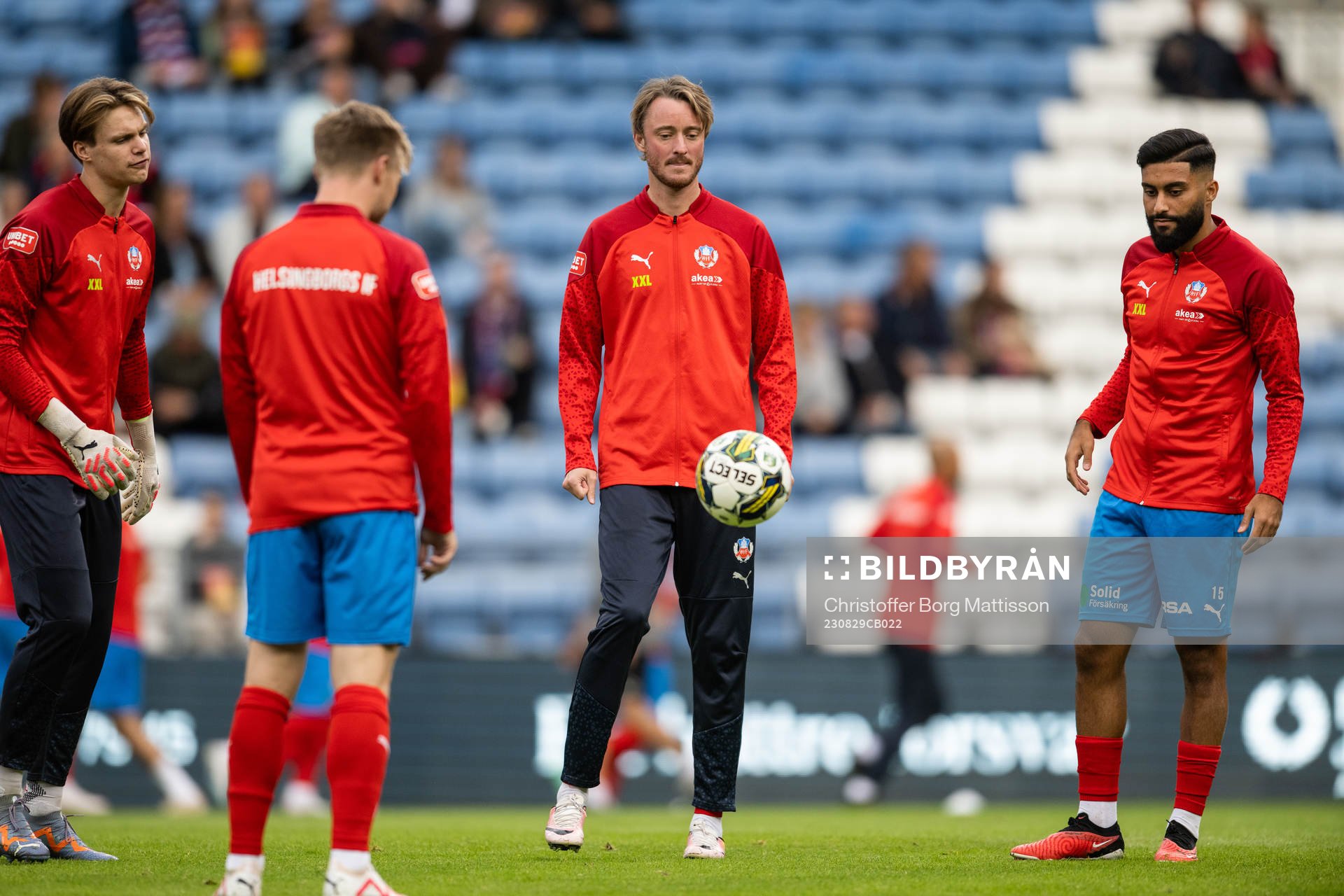 Helsingborgs Rasmus Jönsson och Amin Al-Hamawi