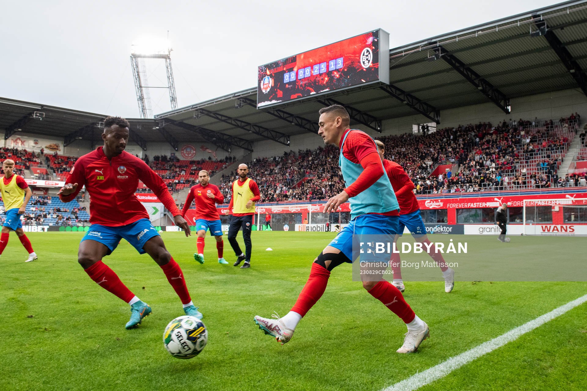 Helsingborgs Bernardo Vilar Estevao Jeronimo och Cole