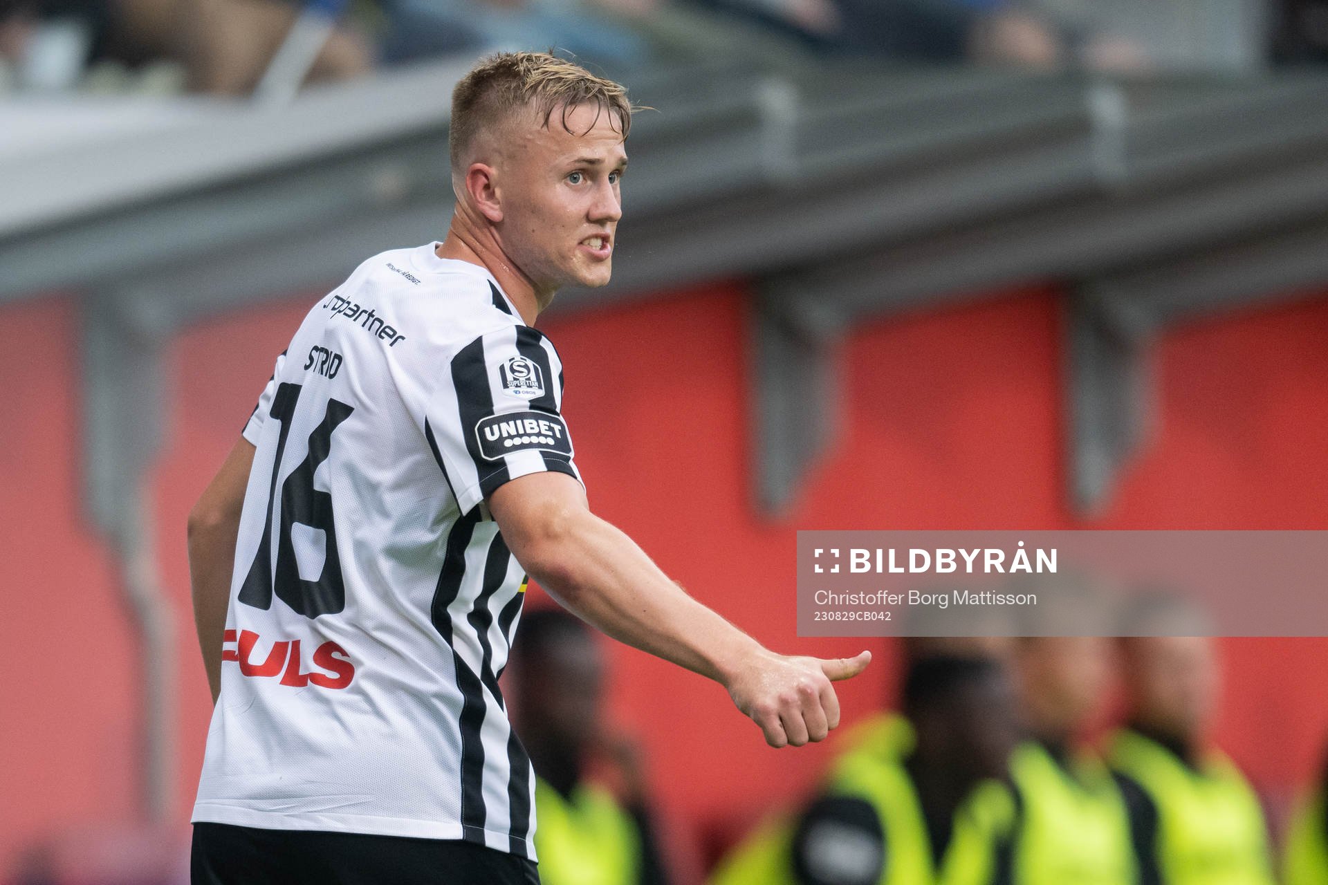 Landskronas Jesper Strid jublar