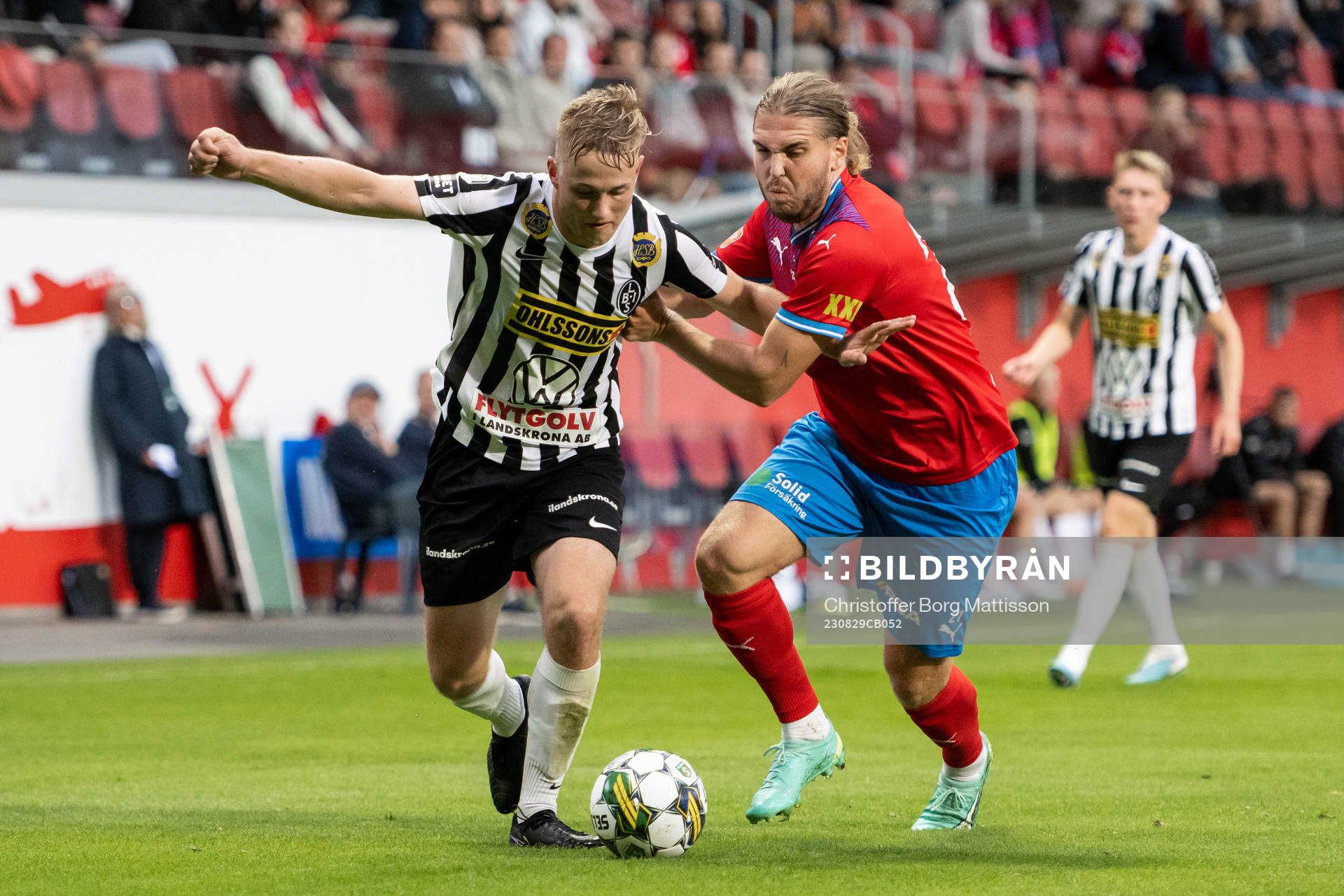 Landskronas Jesper Strid och Helsingborgs Charlie Weberg