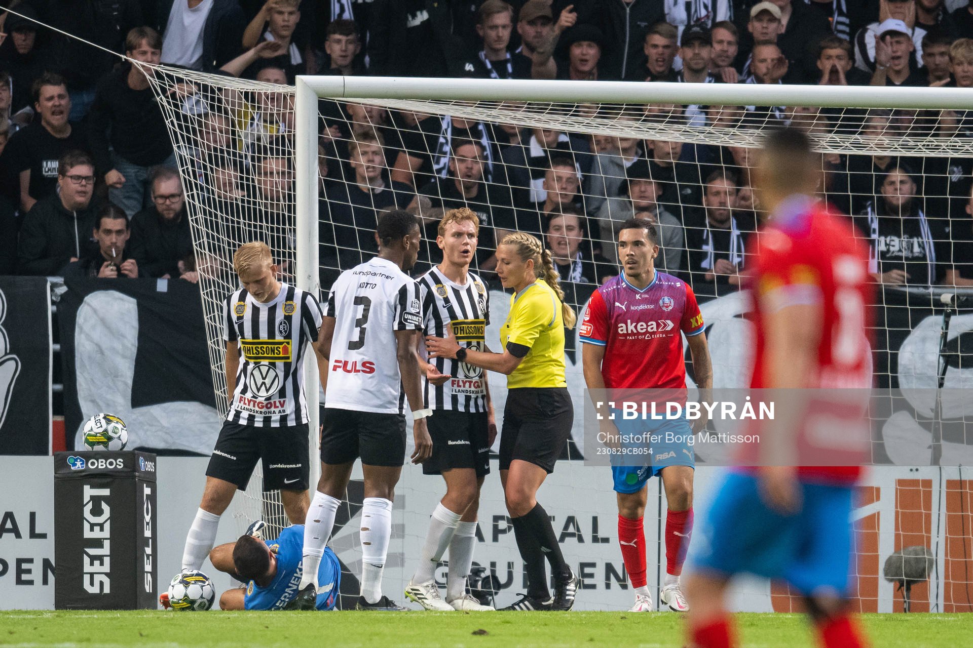 Helsingborgs Lucas Lima och Landskronas Melker Jonsson