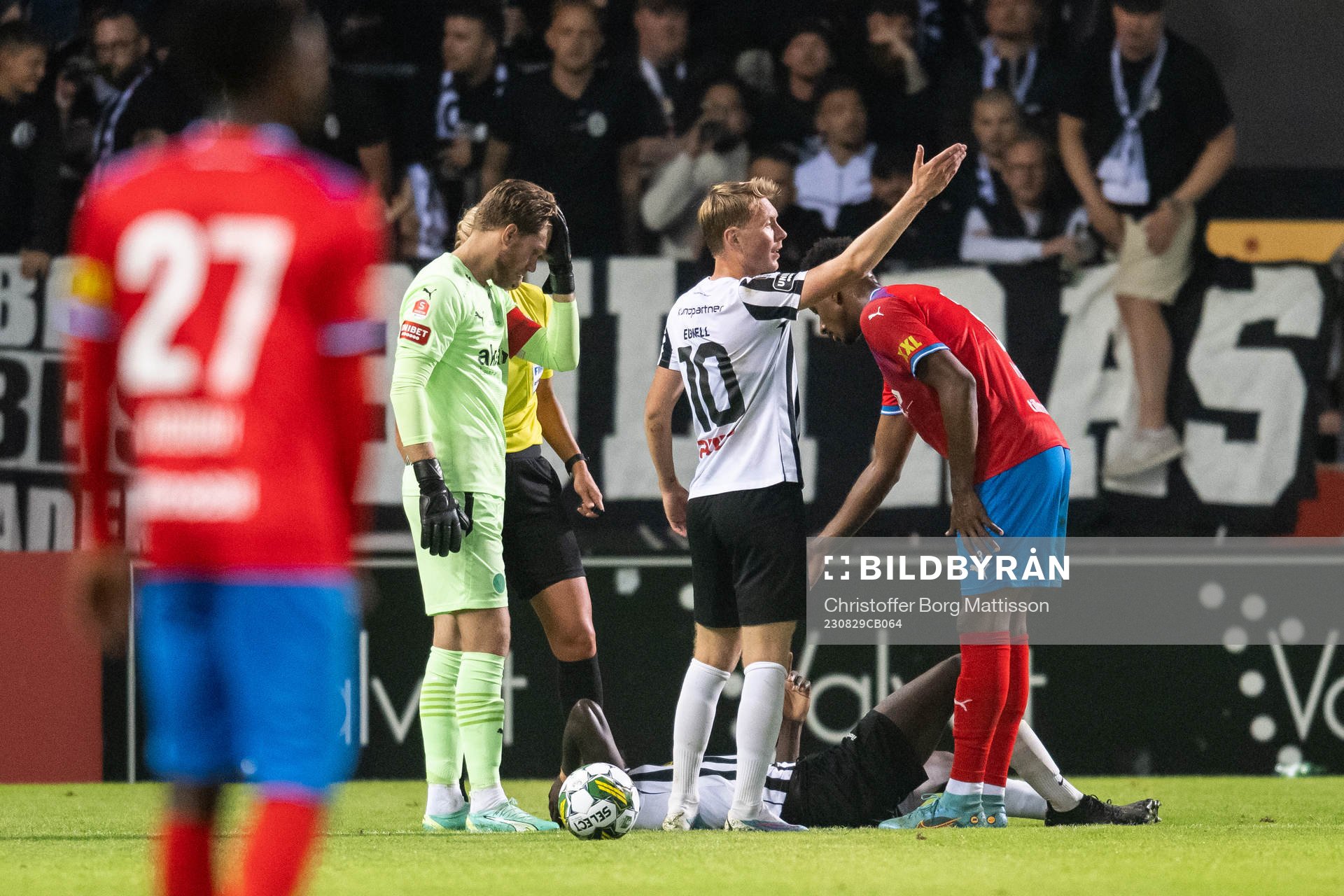 Landskronas Ousmane Diawara har ont