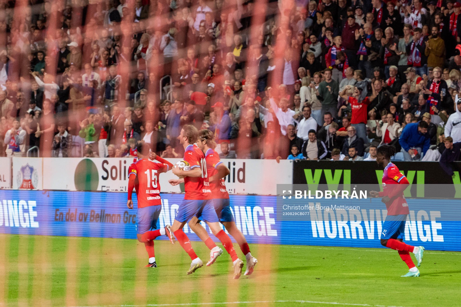 Helsingborgs Amin Al-Hamawi jublar
