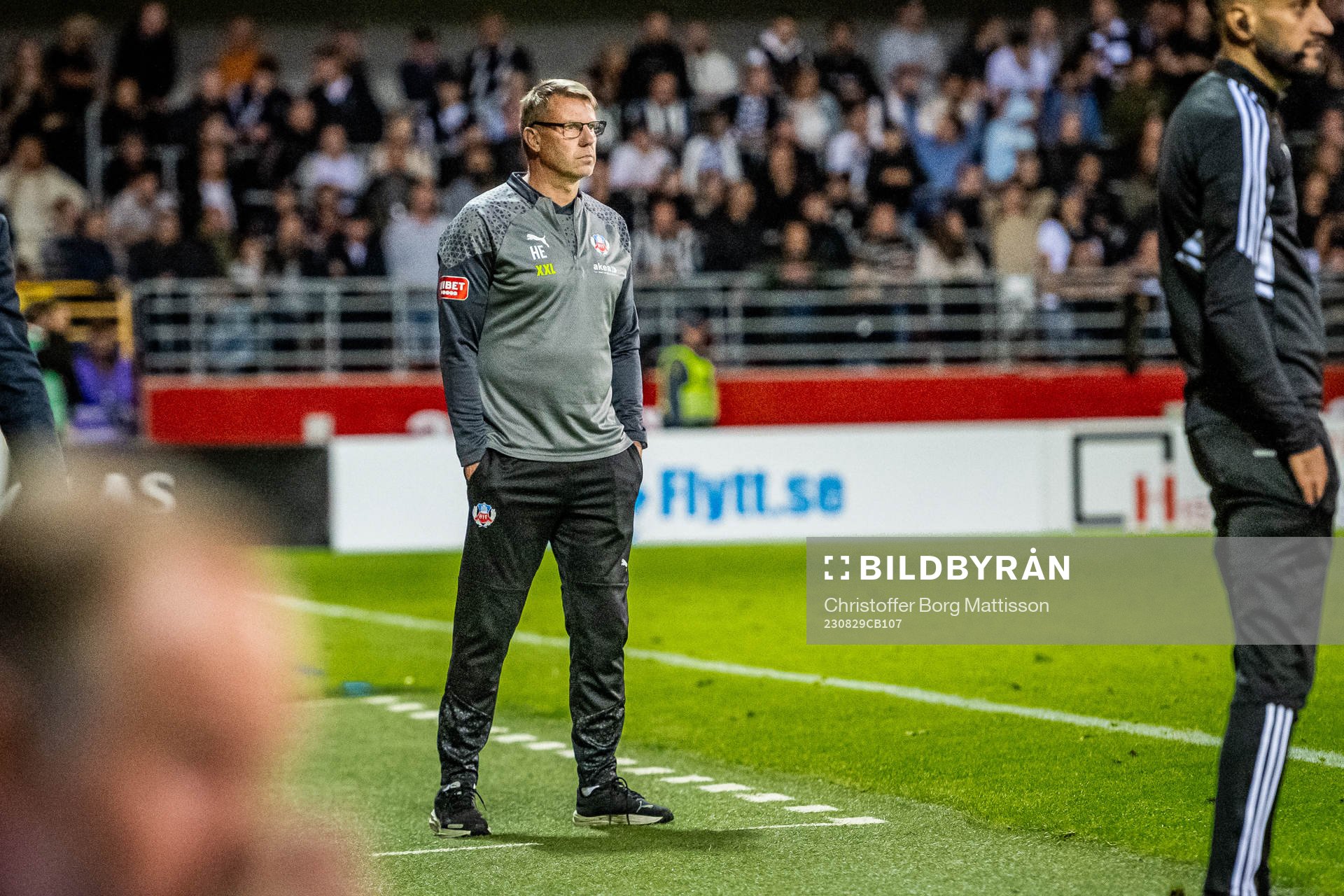 Helsingborgs tränare Hans Eklund deppar