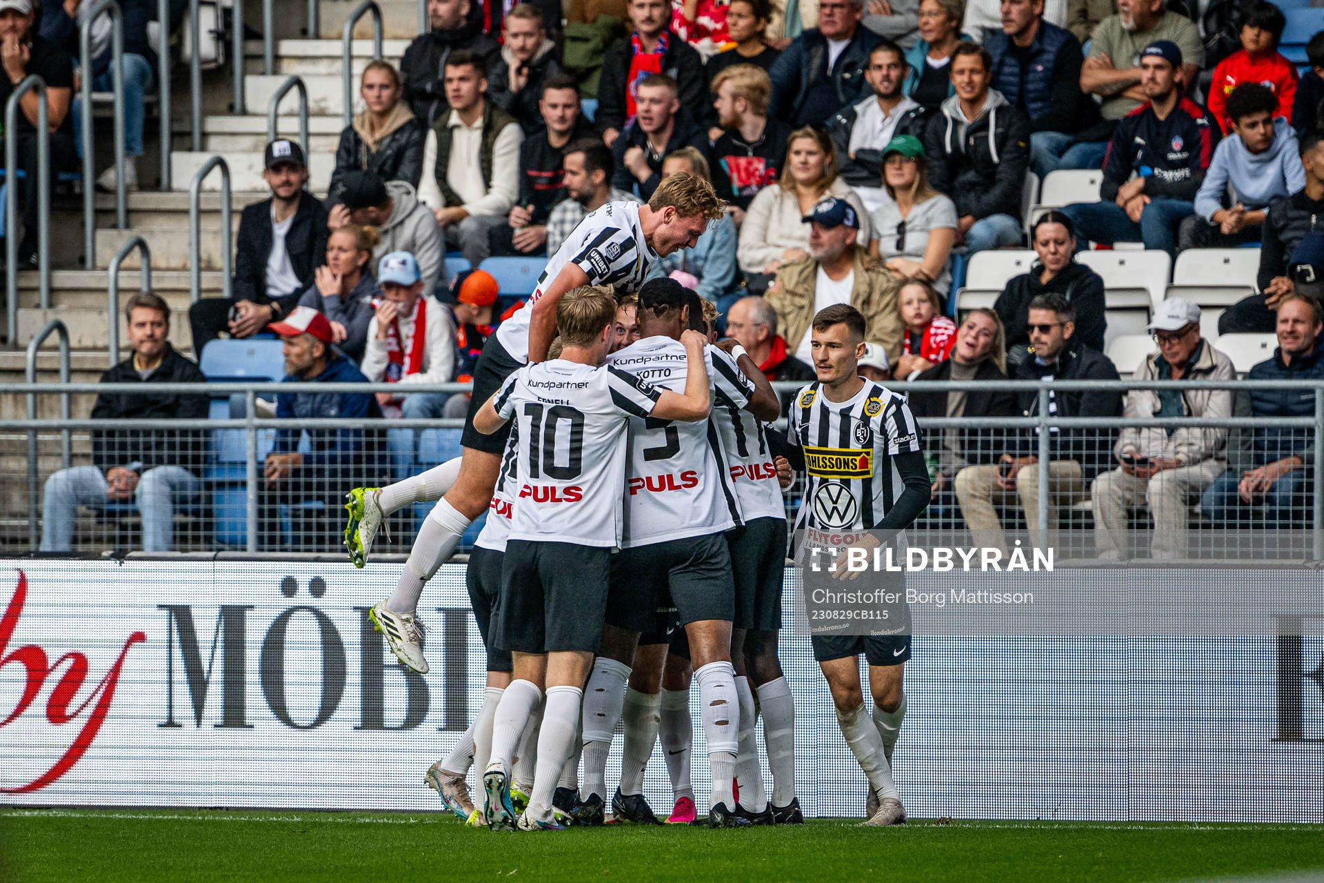 Landskronas Jesper Strid jublar