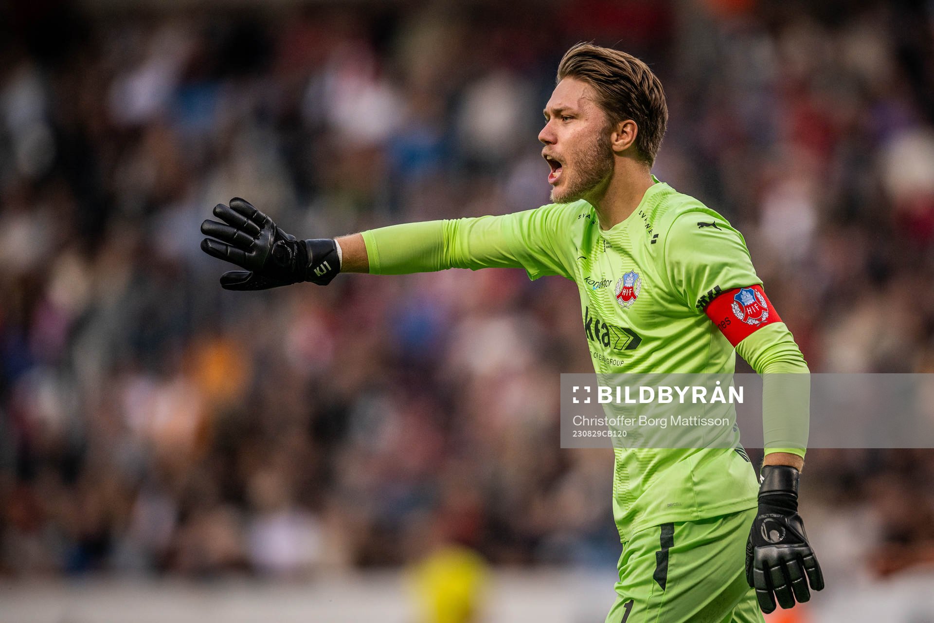 Helsingborgs målvakt Kalle Joelsson