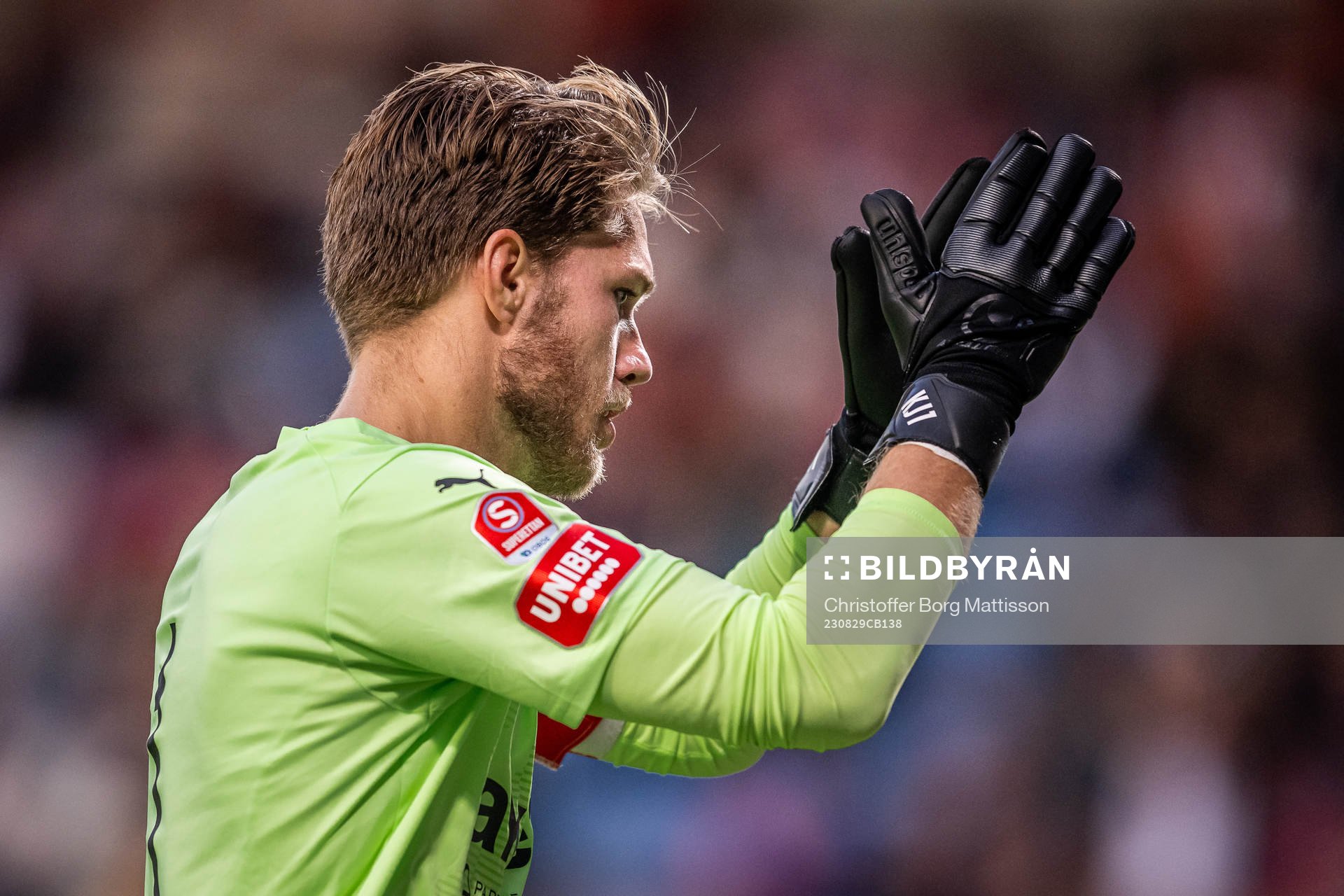 Helsingborgs målvakt Kalle Joelsson