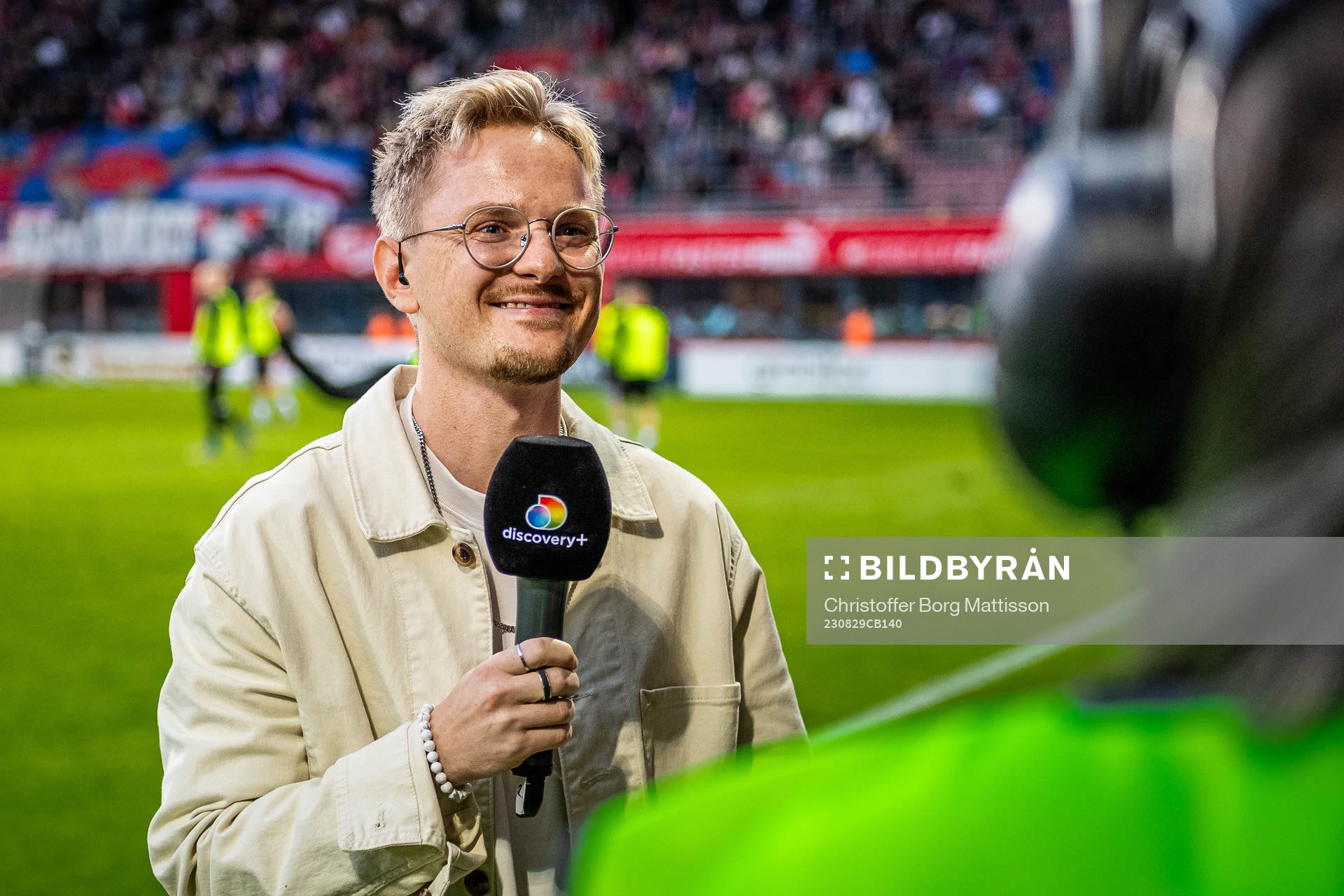 Helsingborgs Dagblads sportreporter Eric Persson
