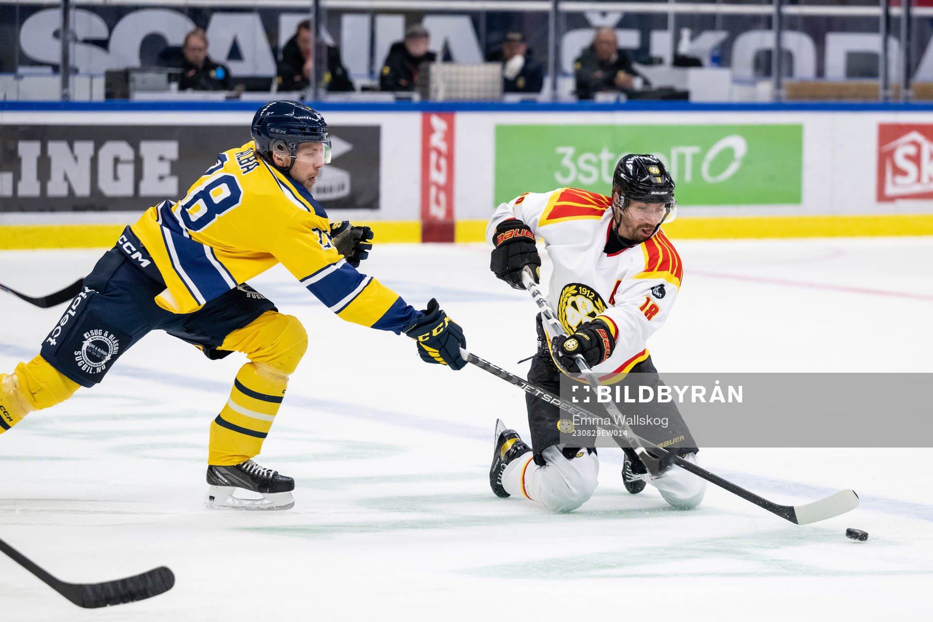 Södertäljes Emil Alba och Brynäs Anton Rödin