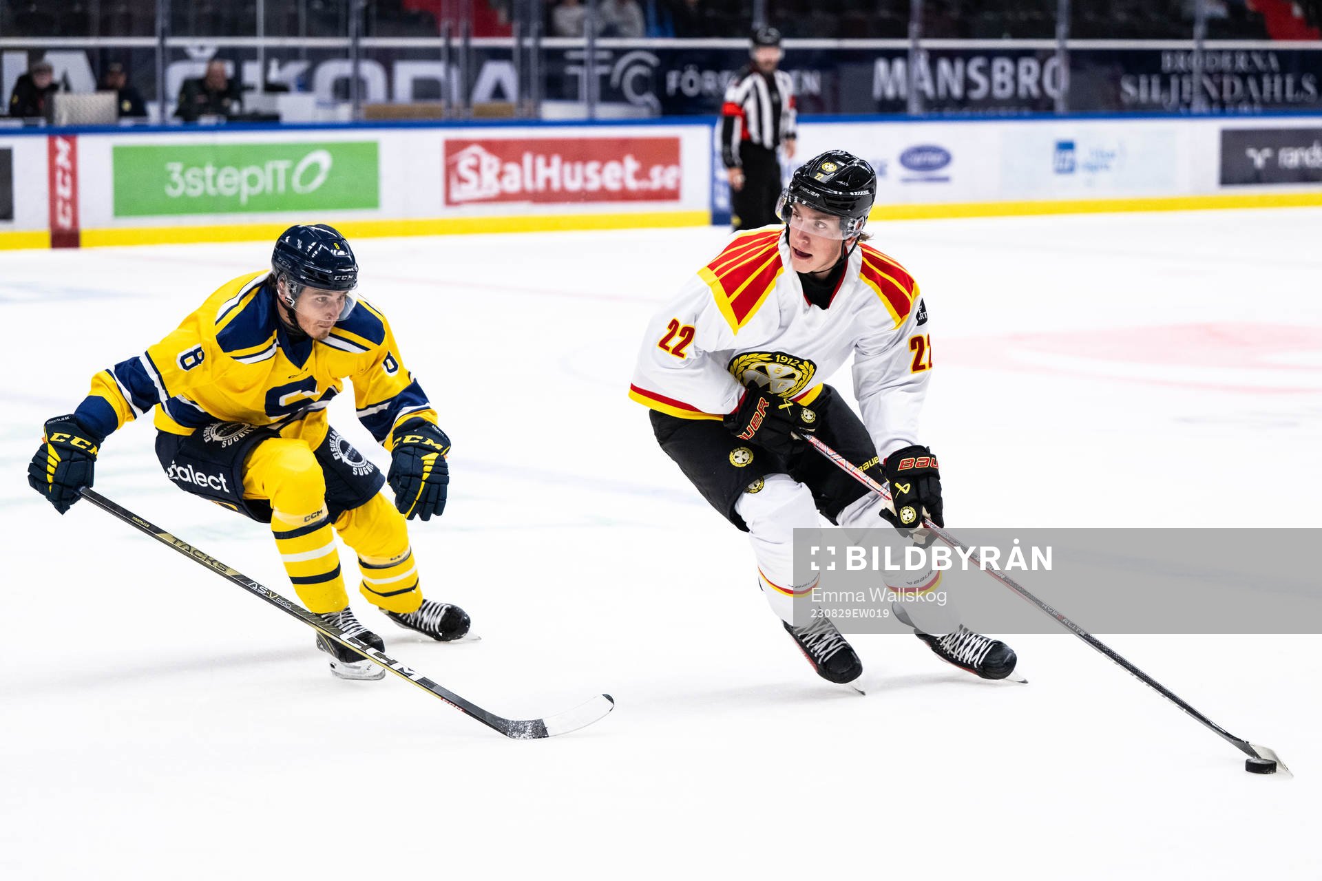Södertäljes William Wiå ochBrynäs Kasper Larsen
