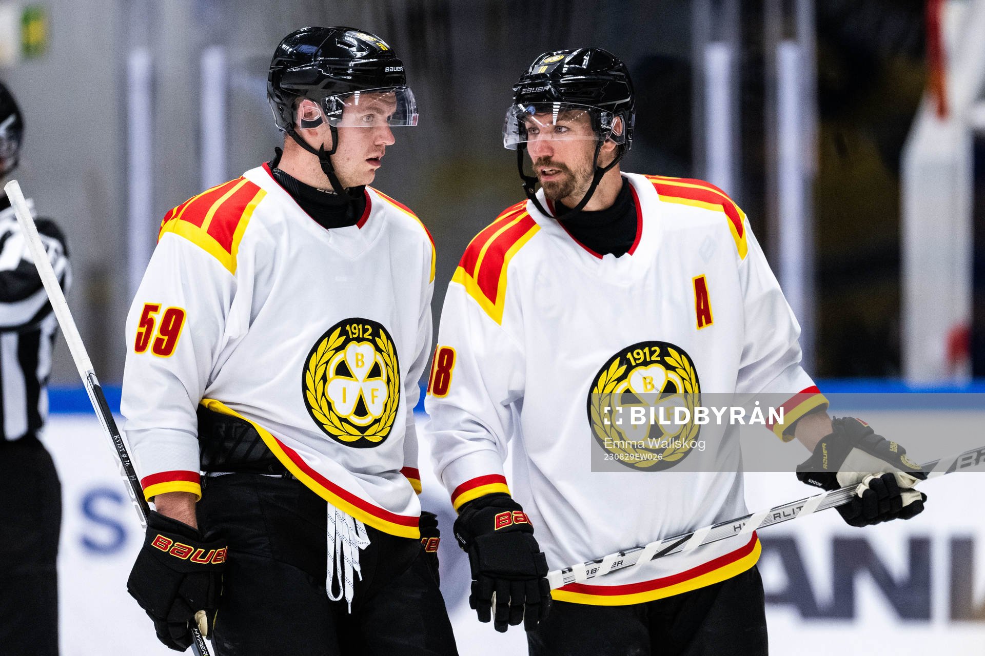 Brynäs Karlis Cukste och Anton Rödin
