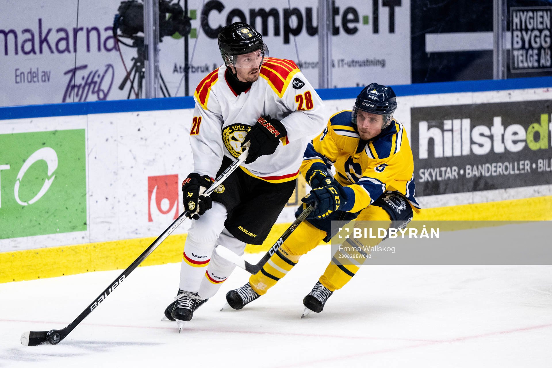 Brynäs Johannes Kinnvall och Södertäljes William Wiå