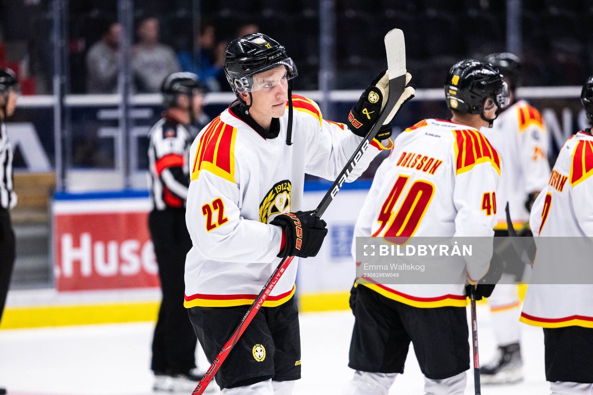 Brynäs Kasper Larsen jublar