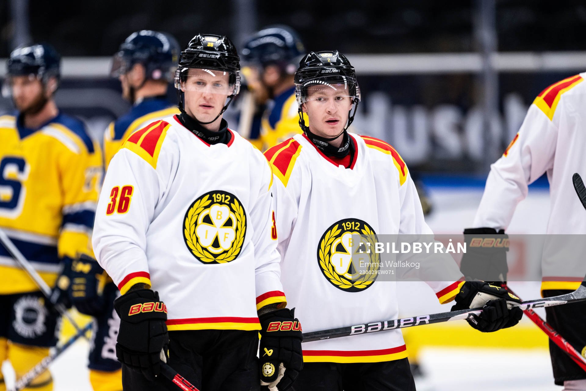 Brynäs Linus Ölund och Anton Johannesson