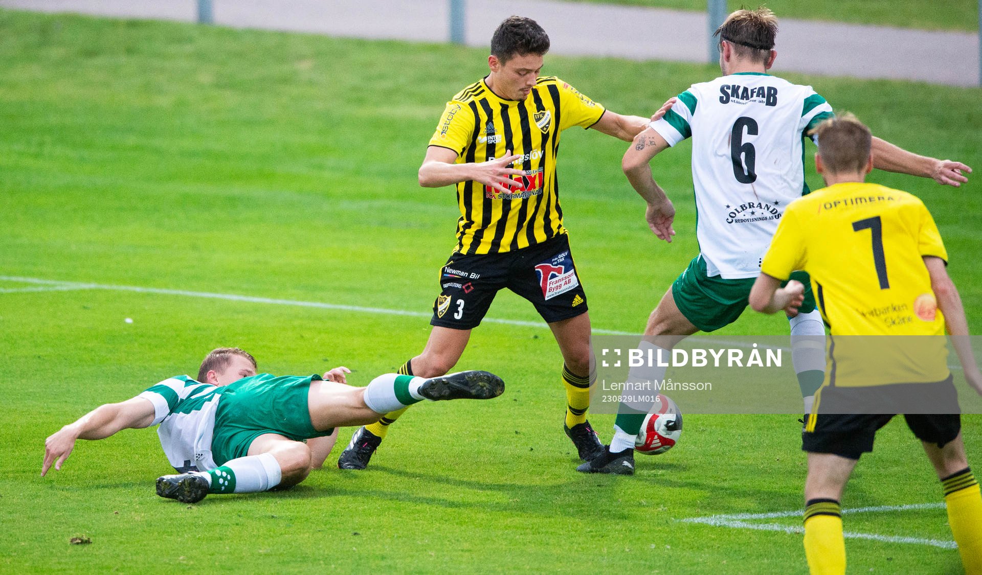 IFK Hässleholm Isak Orajärvi stoppas i matchen i division