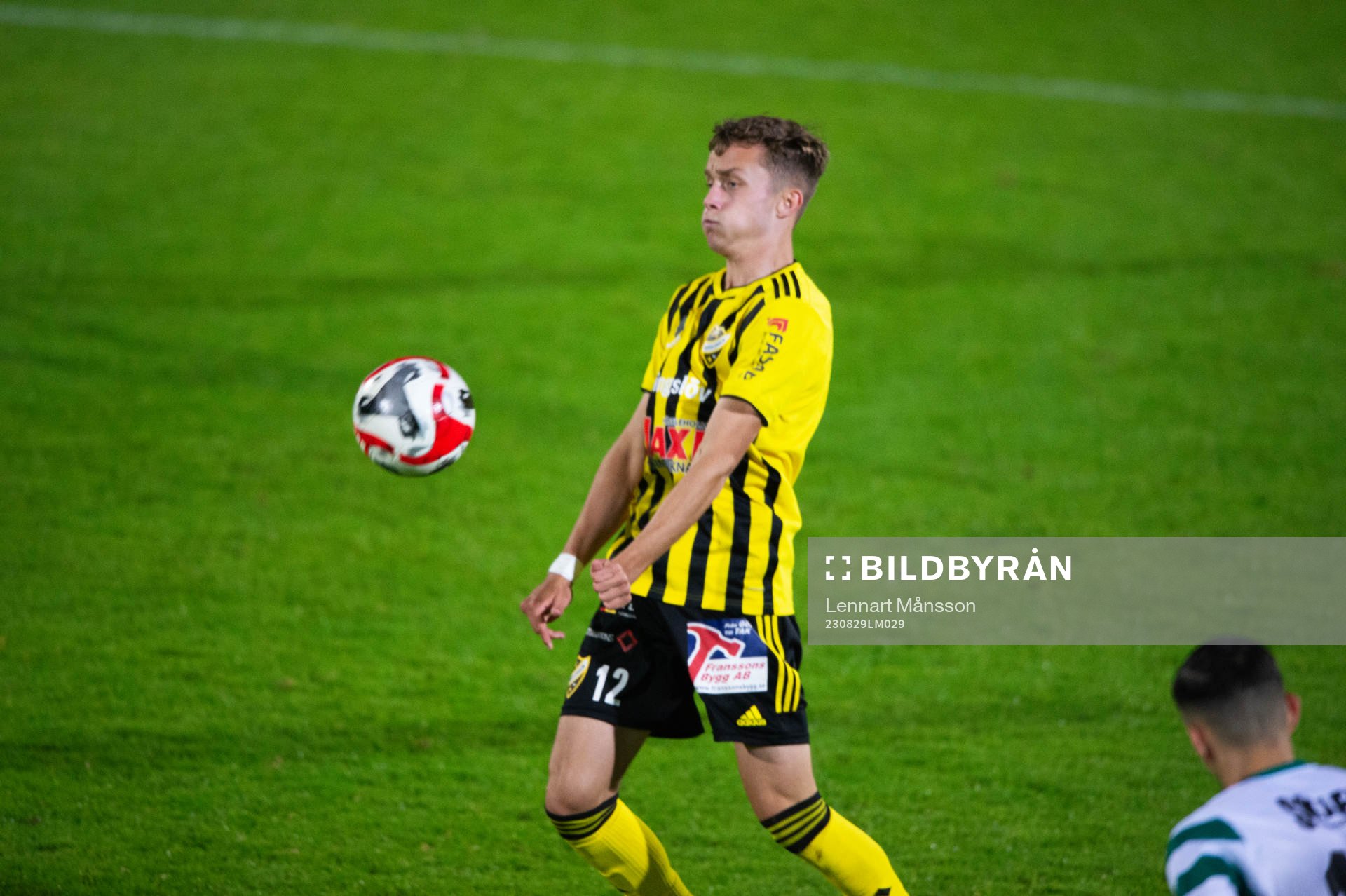 IFK Hässleholms Philip Berndt  i matchen i division 2