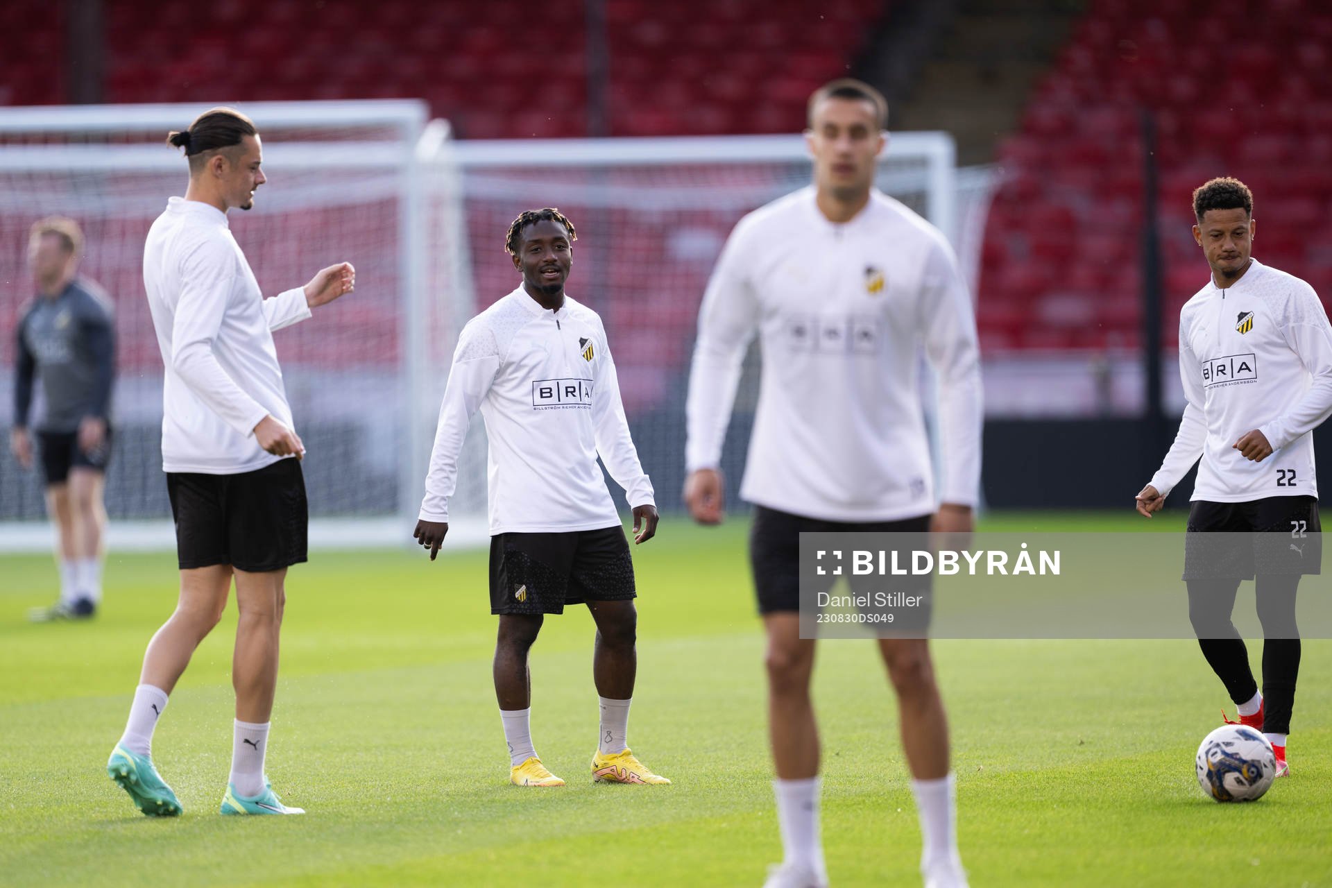 Amor Layouni, Ibrahim Sadiq and Tobias Sana of Häcken