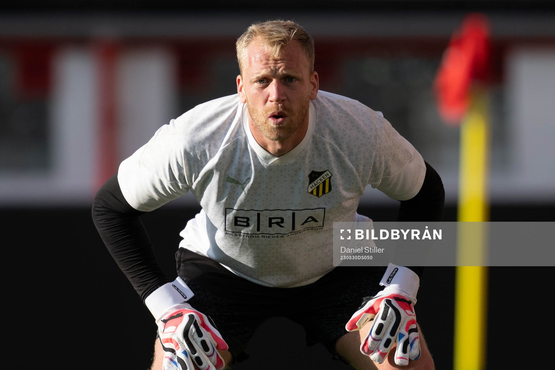 Goalkeeper Peter Abrahamsson of Häcken