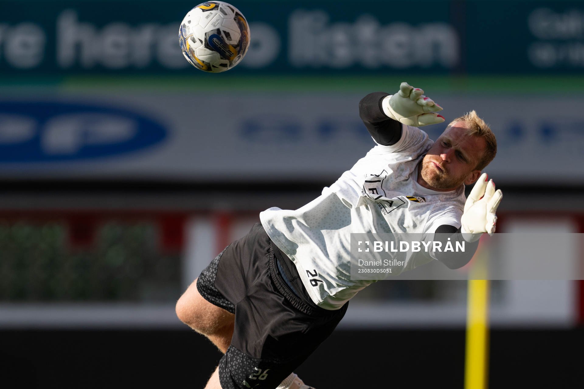 Goalkeeper Peter Abrahamsson of Häcken
