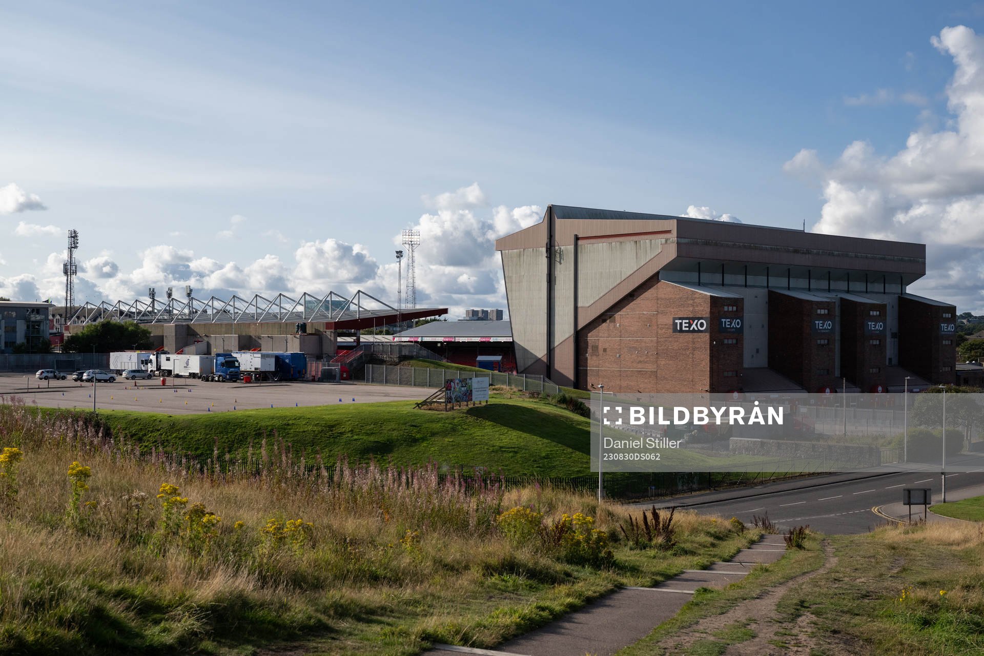 Exterior of the Pittodrie Stadium