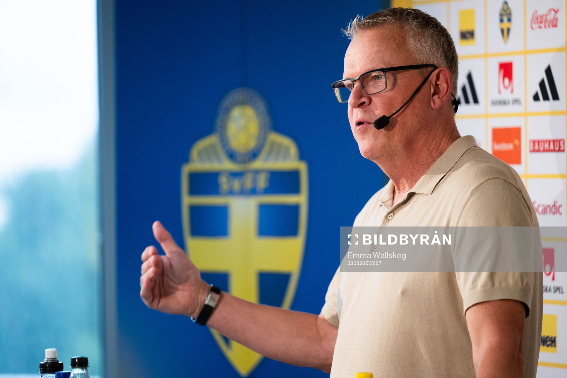 Head coach Janne Andersson of the Swedish national football