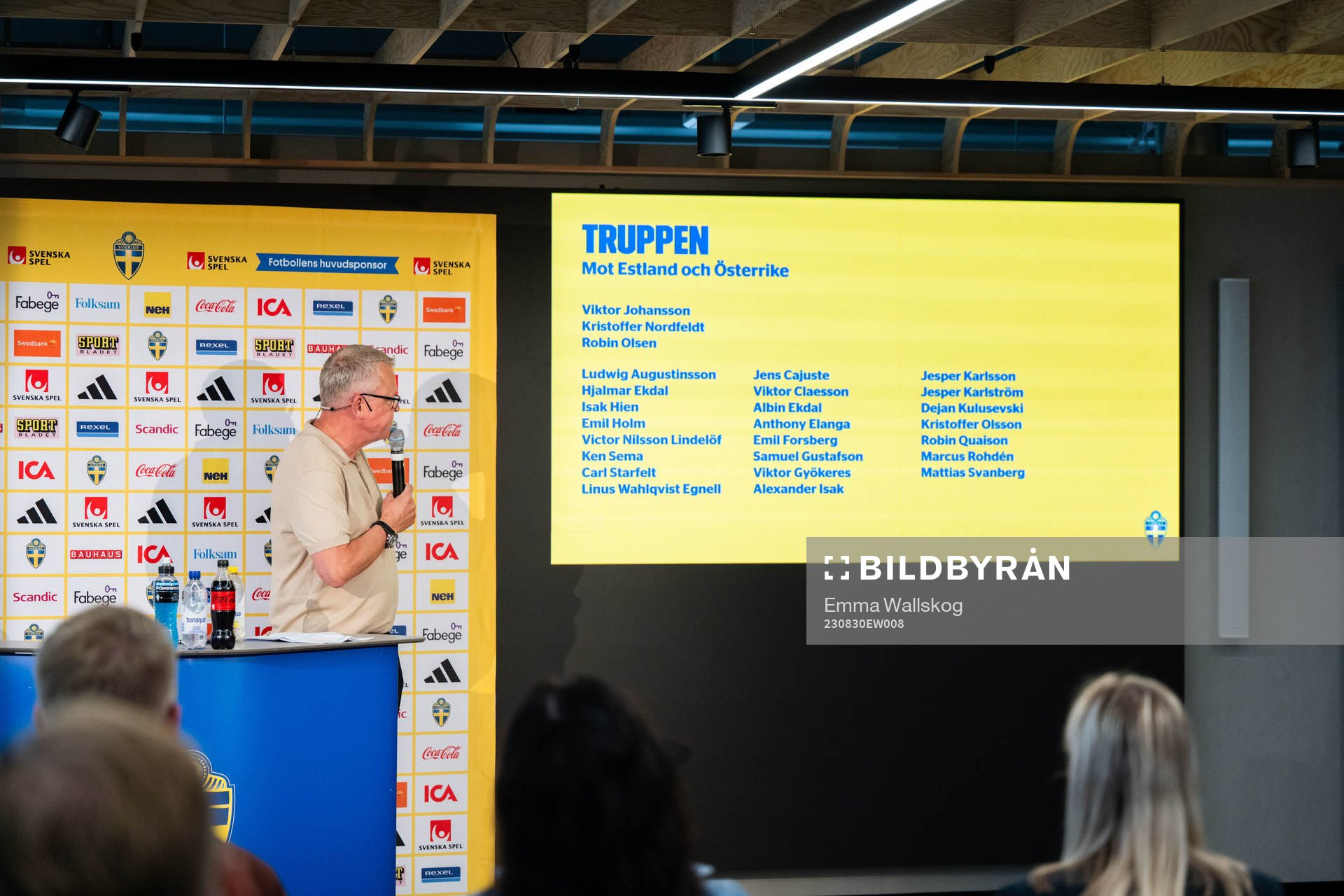 Head coach Janne Andersson of the Swedish national football