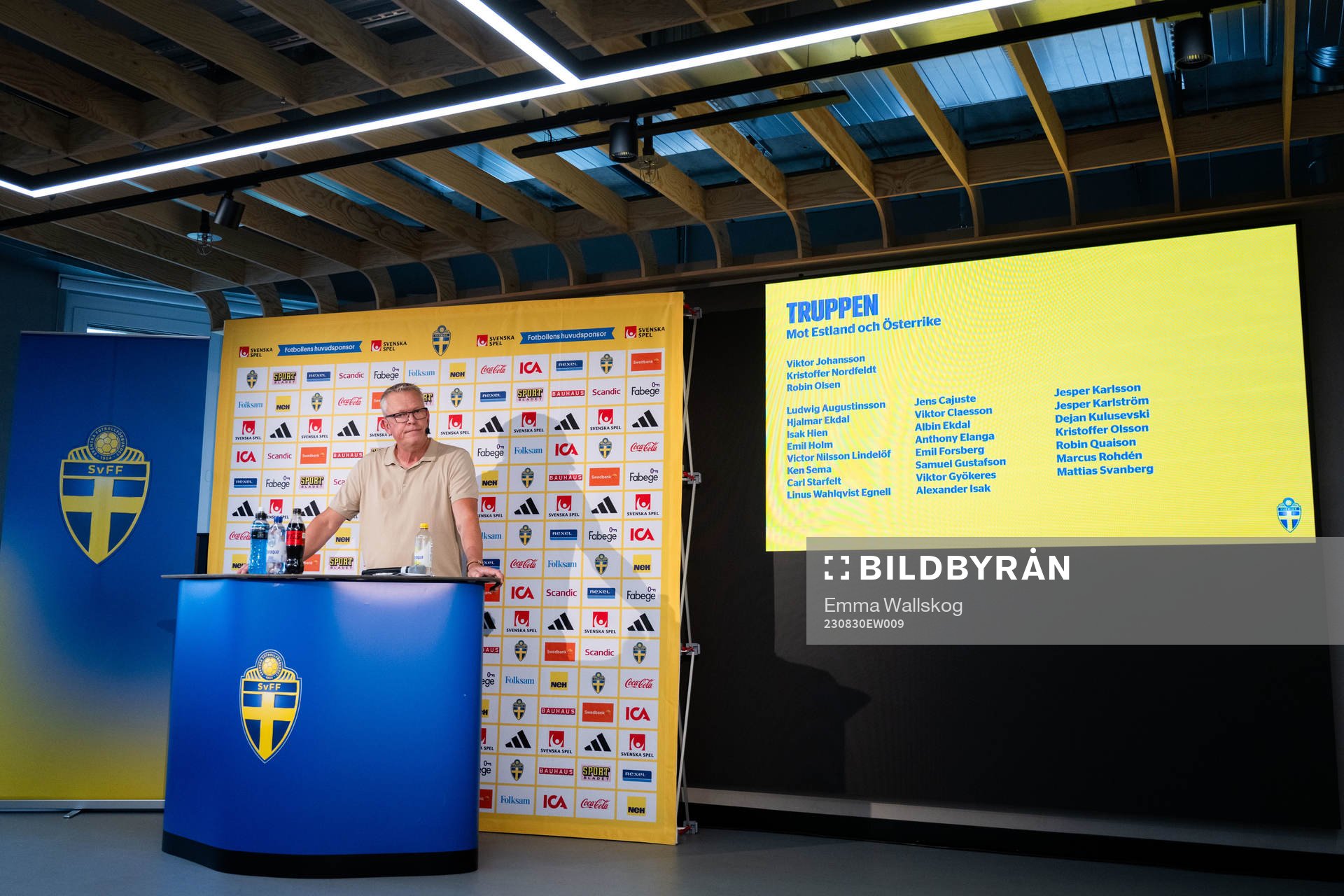 Head coach Janne Andersson of the Swedish national football