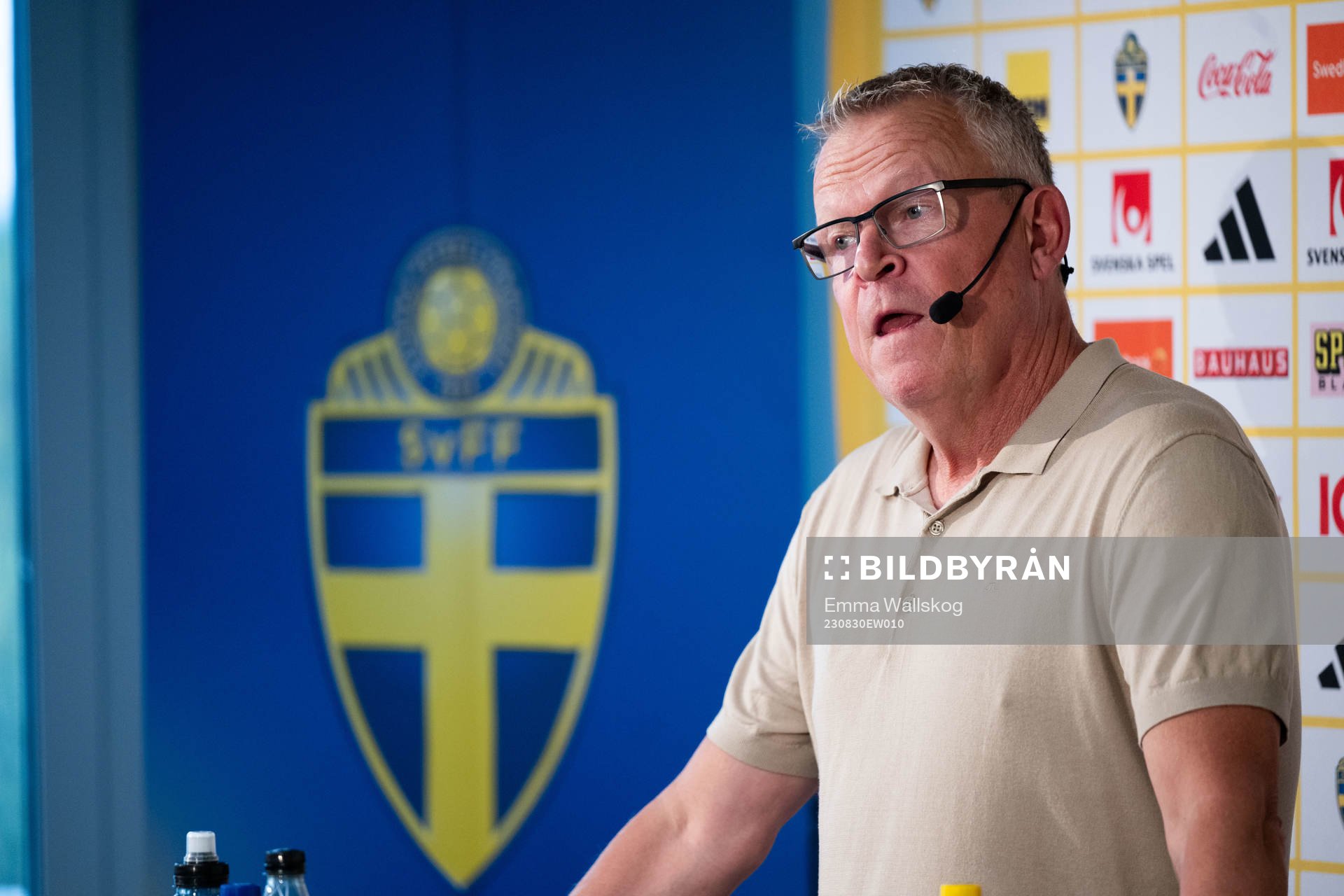 Head coach Janne Andersson of the Swedish national football