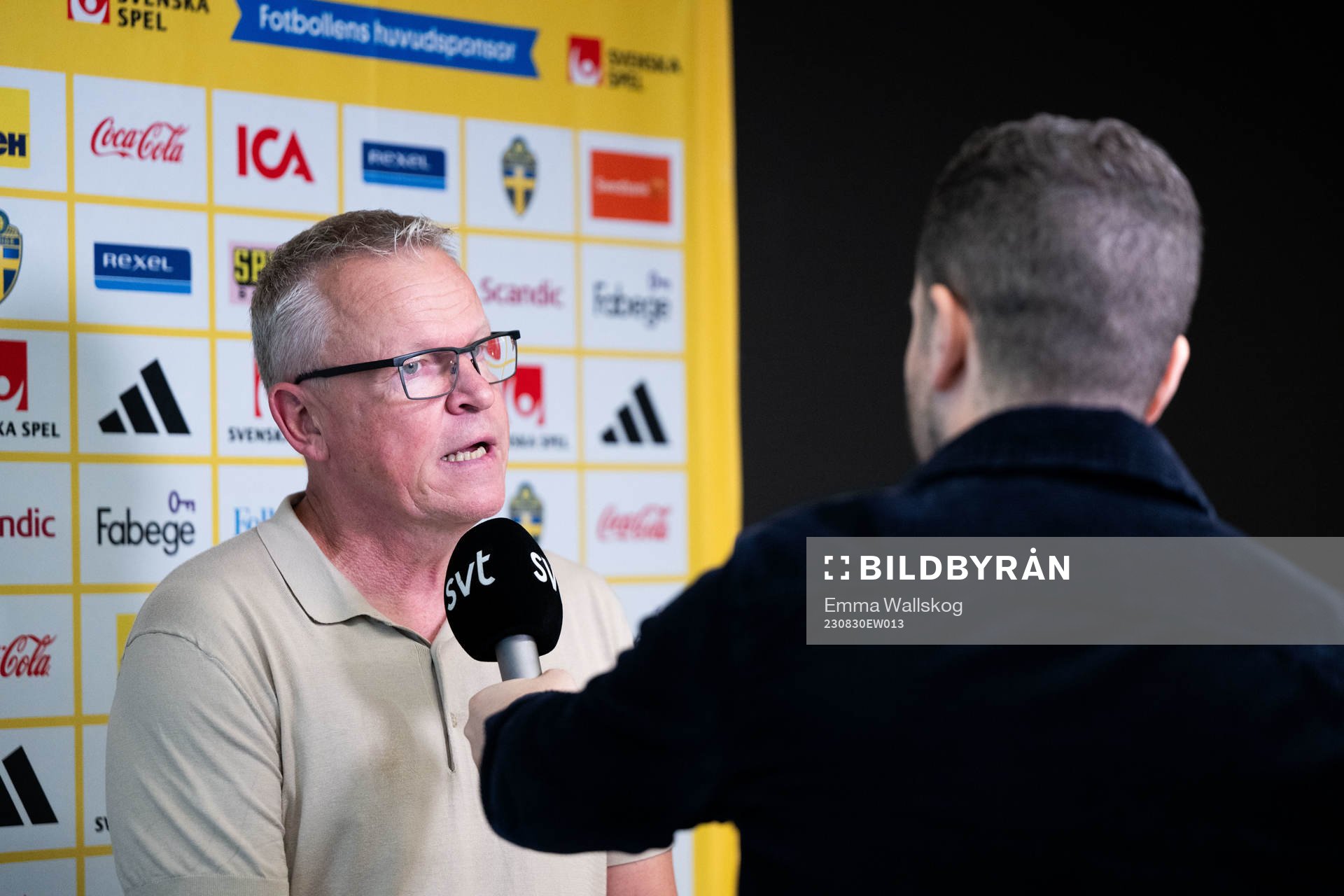 Head coach Janne Andersson of the Swedish national football