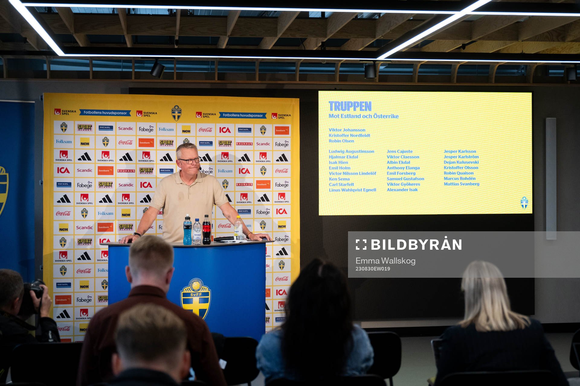 Head coach Janne Andersson of the Swedish national football