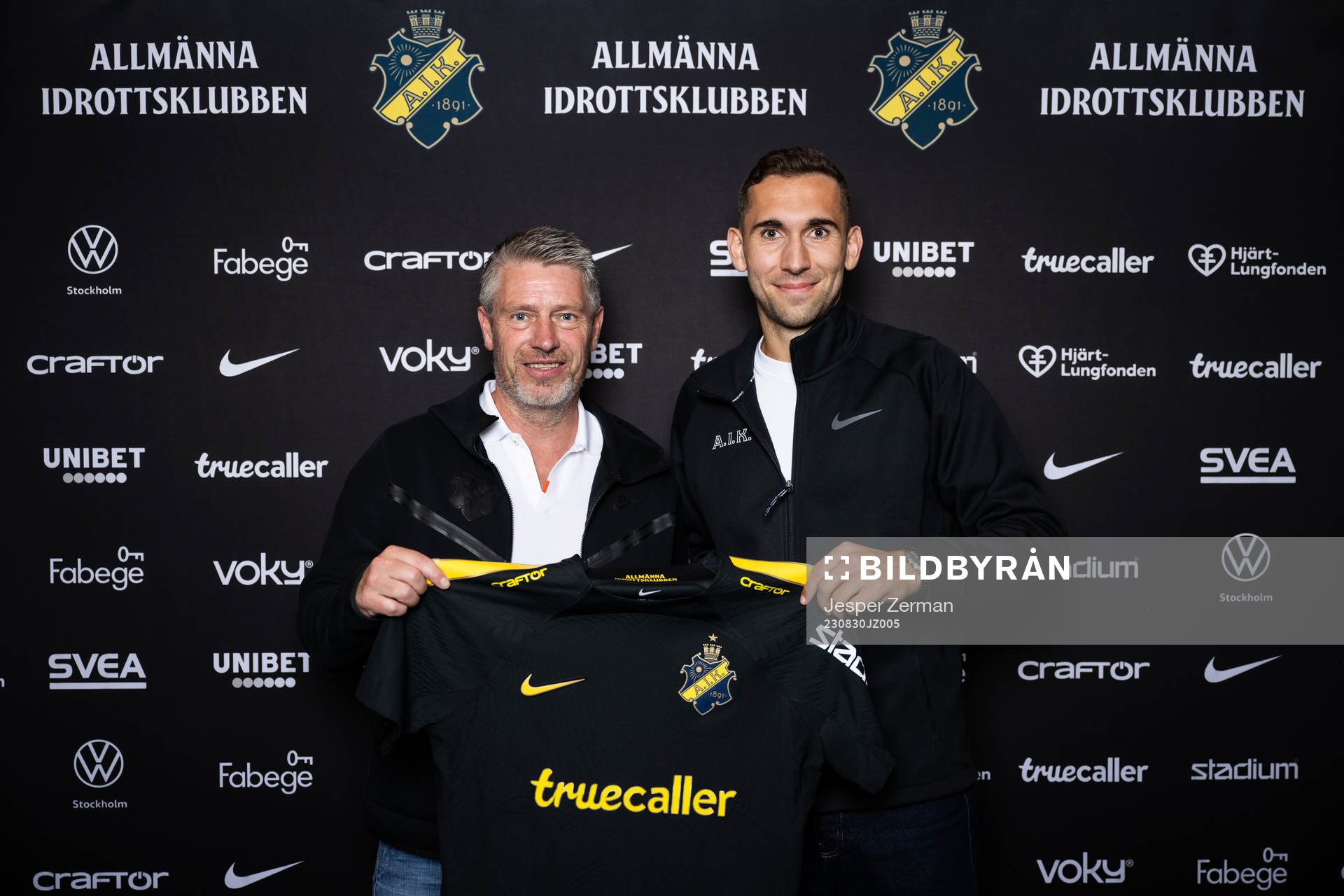 s sportchef Thomas Berntsen och Benjamin Tiedemann Hansen
