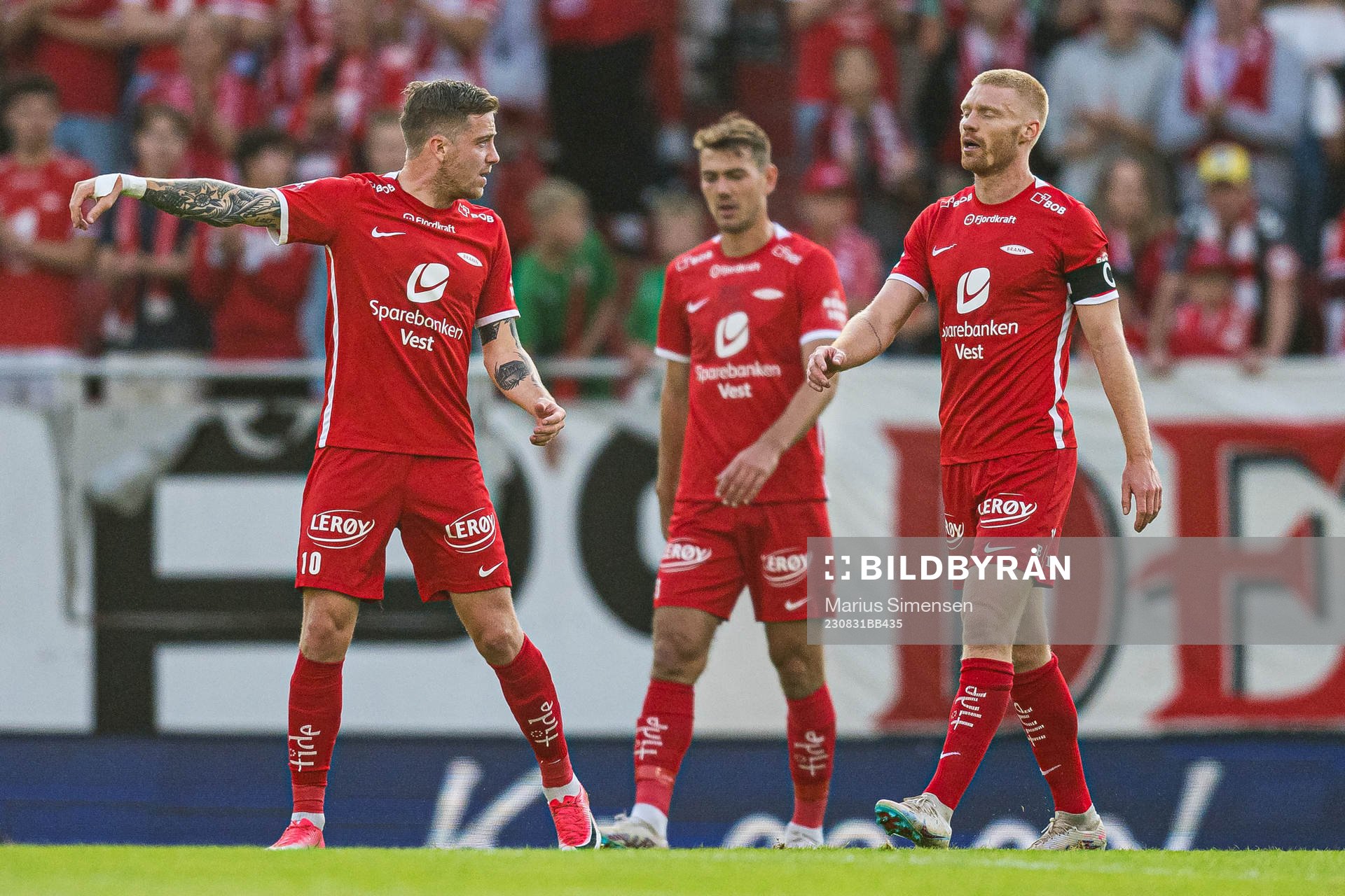Frederik Børsting and Sivert Heltne Nilsen of Brann looks