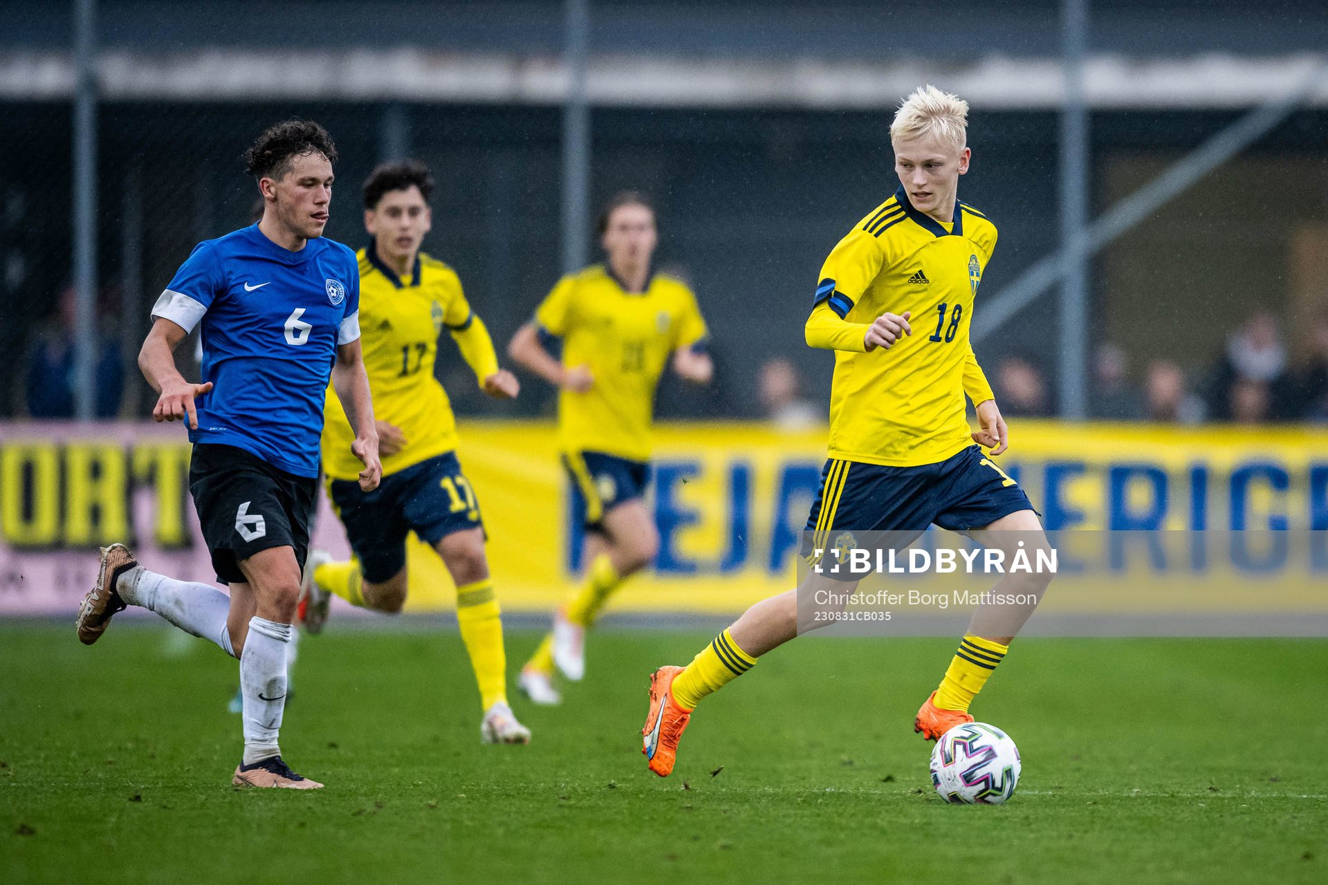 Estlands Maxim Vikman och Sveriges Viggo Karlsson