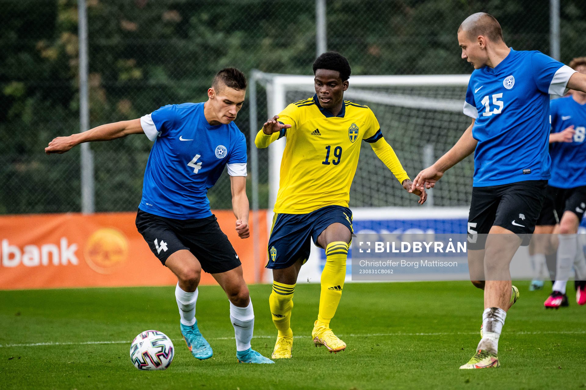 Estlands Fjodor Jekimov och Sveriges Dennis Asprilla Ponce