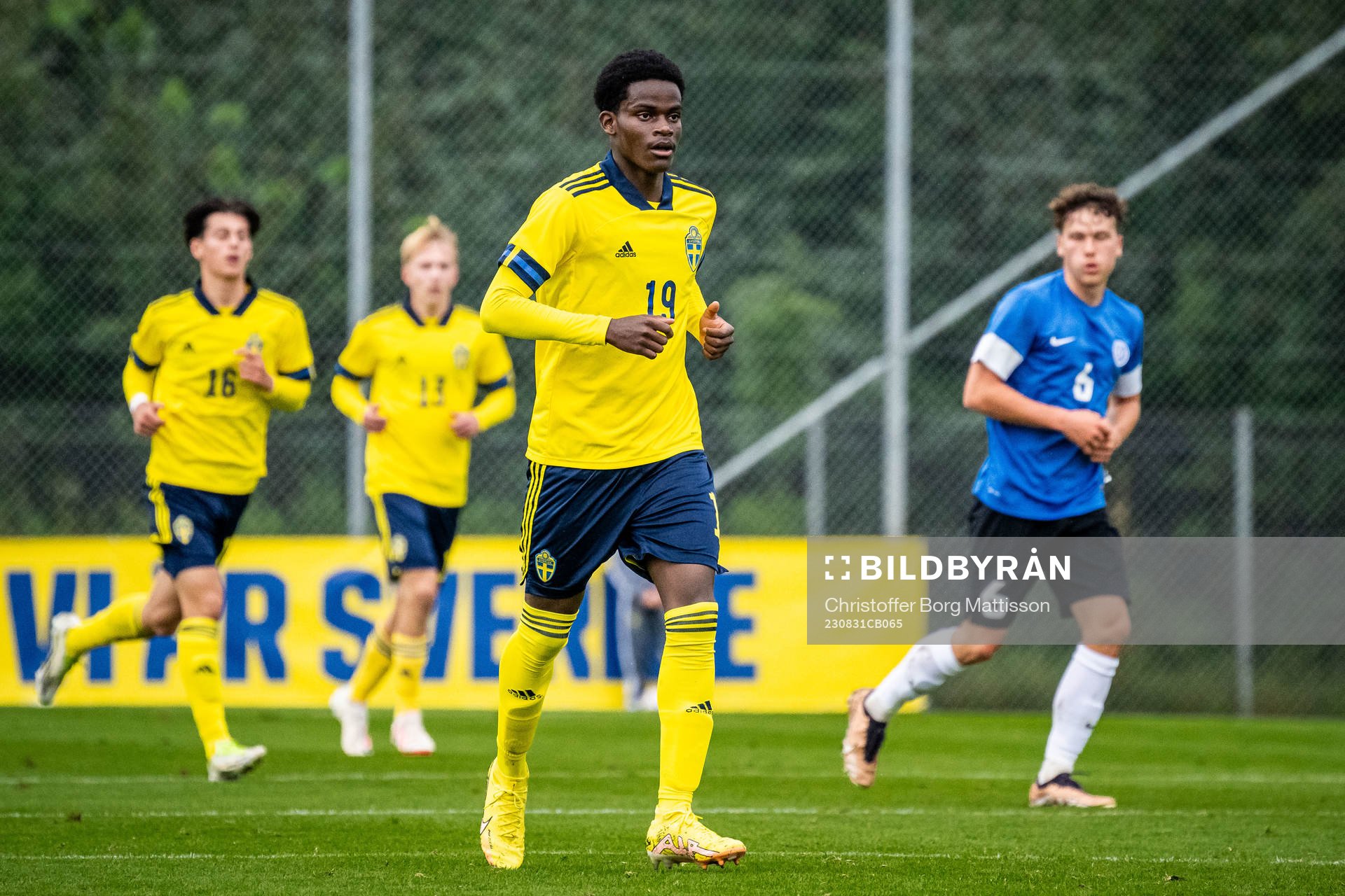 Sveriges Dennis Asprilla Ponce